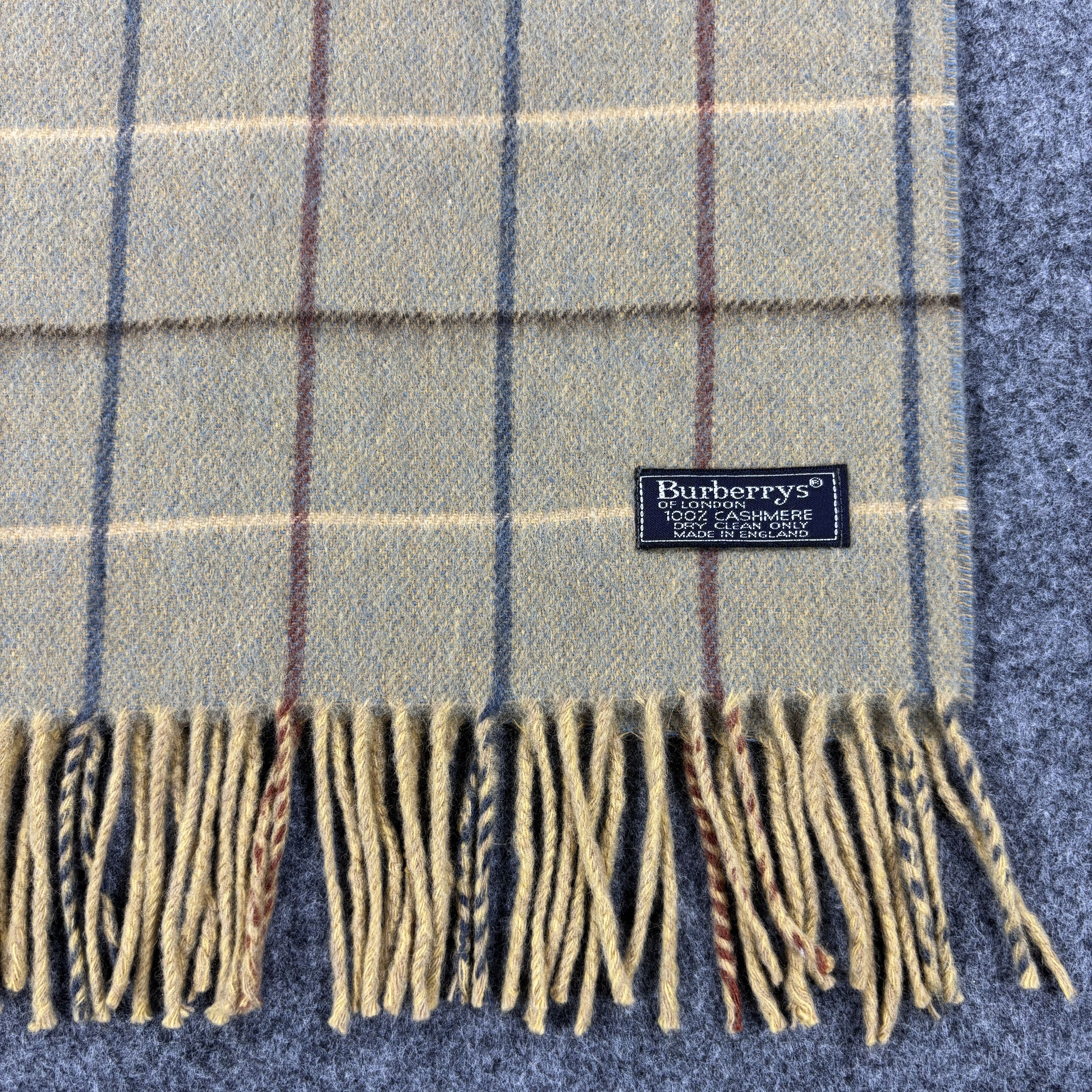Burberry × Vintage GF10718 Burberry Scarf Neck Wear Muffler Nova Check Size ONE SIZE - 4 Thumbnail