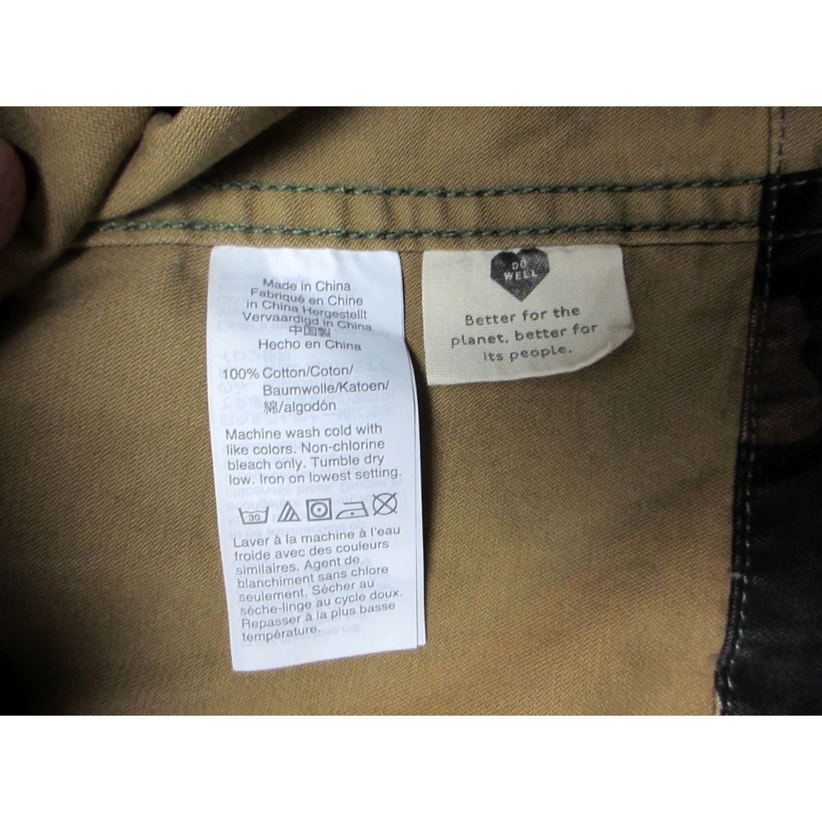 Madewell Madewell Military Jacket Camouflage Womens Small Green Beige Full Zip Jacket Size S / US 4 / IT 40 - 2 Thumbnail