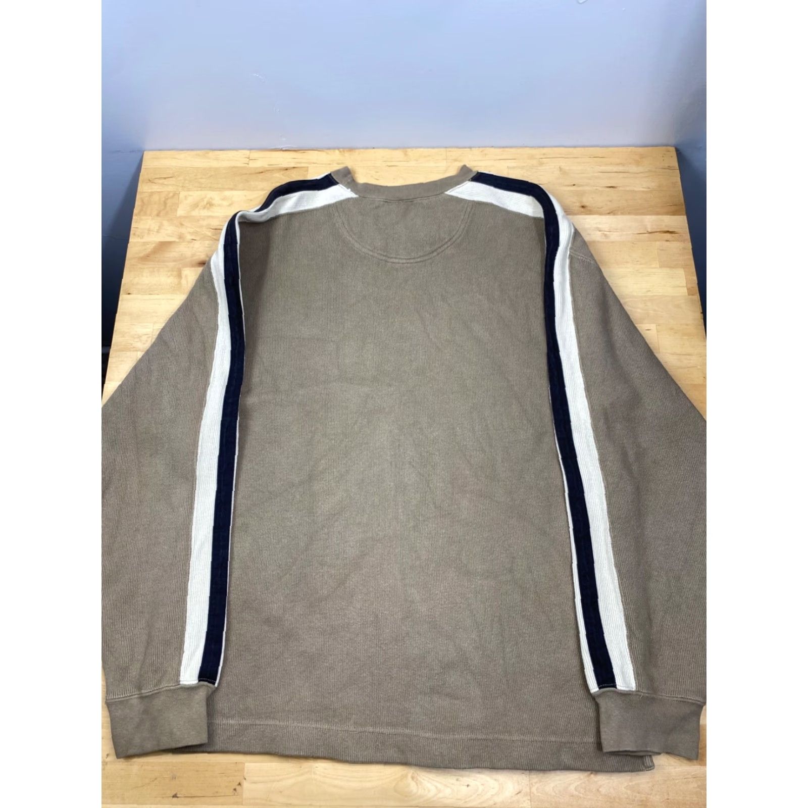 Timberland Timberland Mens Pullover Sweater M Tan Beige Crew Neck Long Sleeve Casual Knit Shirt Men M Beige Pullover Sweater Timberland Mens Size US M / EU 48-50 / 2 - 3 Thumbnail