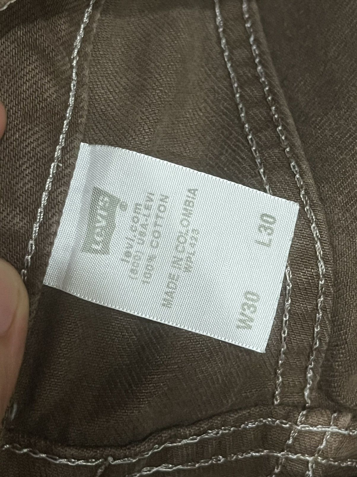 Levi's ⚡️Vintage⚡️Y2K Levis 501 Buttonfly Brown Wash Distressed Jeans Size US 30 / EU 46 - 23 Thumbnail