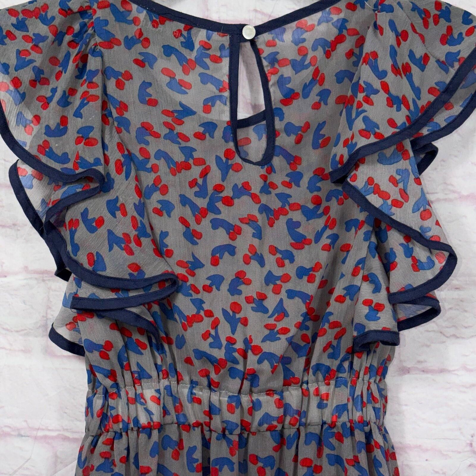 Viktor & Rolf Viktor & Rolf Medium Women's Silk Ruffle Top Size M / US 6-8 / IT 42-44 - 7 Thumbnail