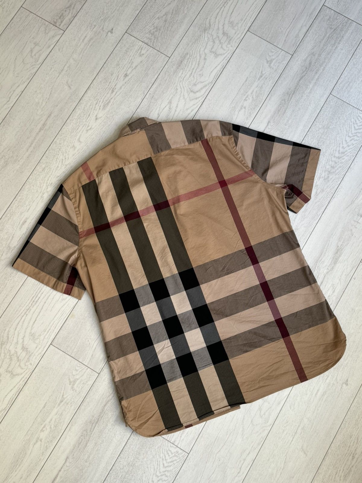 Burberry nova check short sleeve shirt Ricardo Tisci