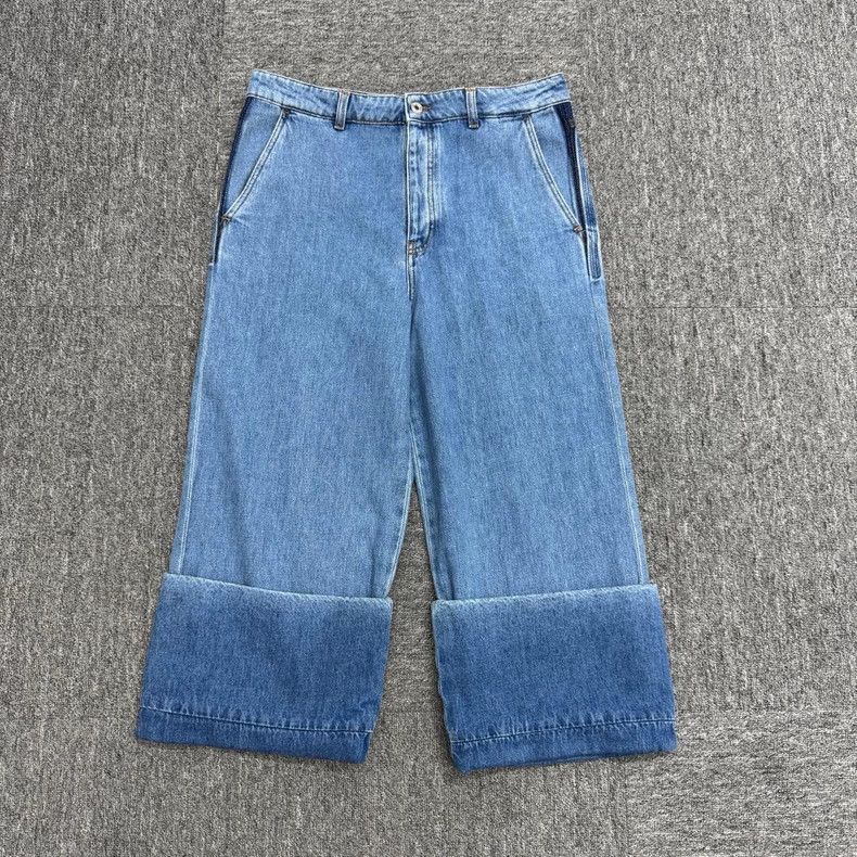 Loewe LOEWE Polo neck denim jacket Size 34" / US 12 / IT 48 - 1 Thumbnail