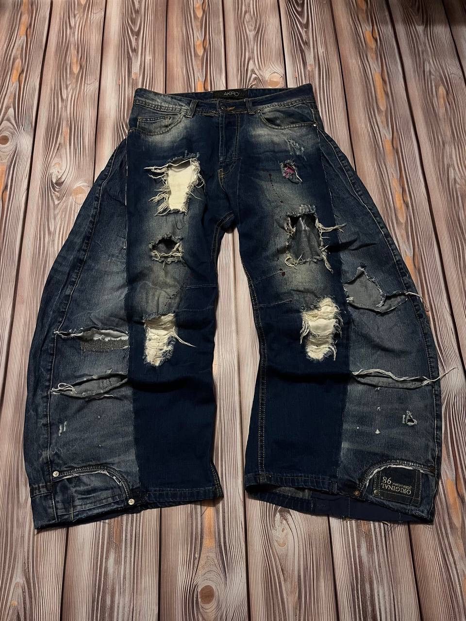 RARE vintage IfSixWasNine LGB distressed baggy jeans Y2K