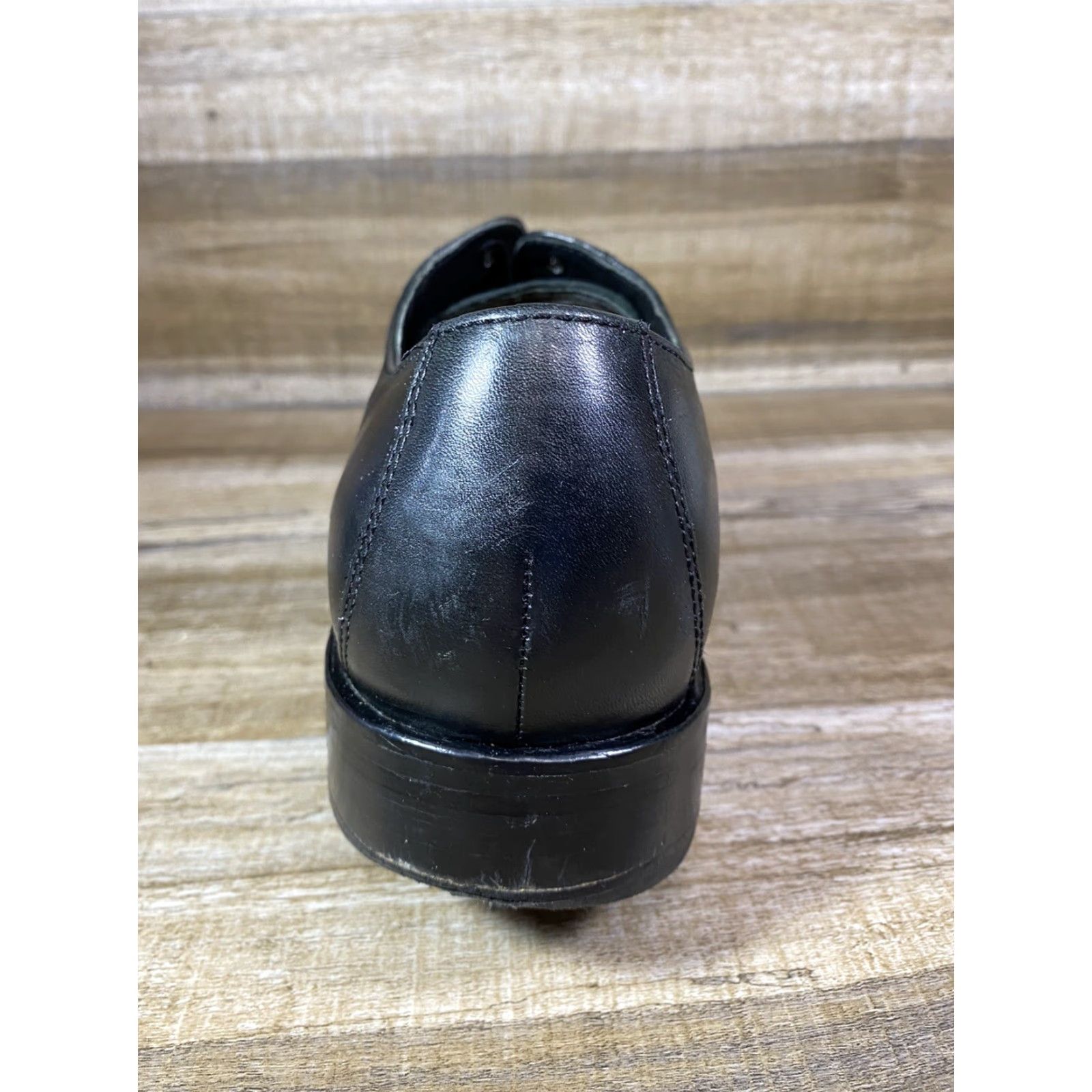 Cole Haan Cole Haan Men’s Madison Black Leather Plain Toe Oxfords C10243 US 10.5M Size US 11 / EU 44 - 2 Thumbnail