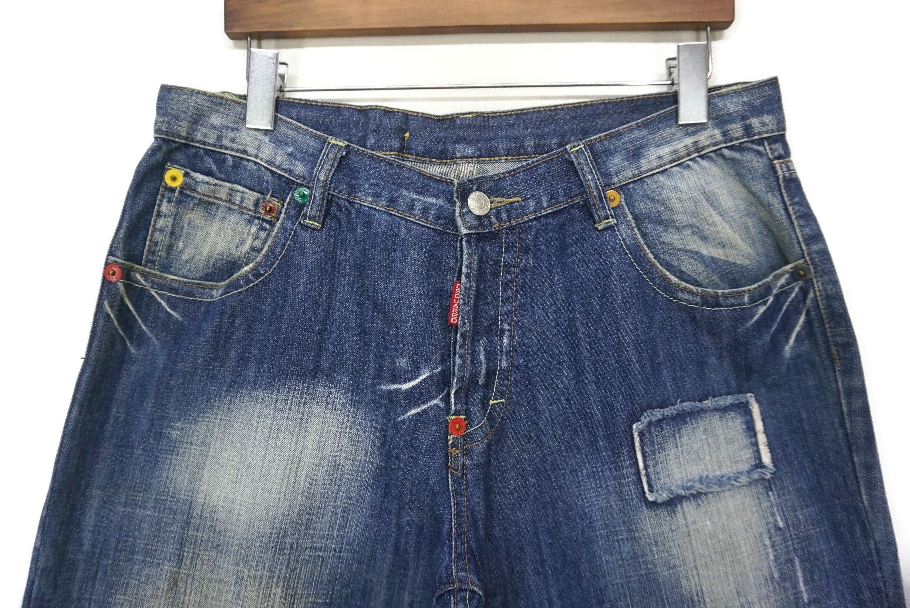 Dsquared2 Low-Rise Baggy Jeans Dsquared2 Denim Size W34xL33 Size US 34 / EU 50 - 3 Thumbnail