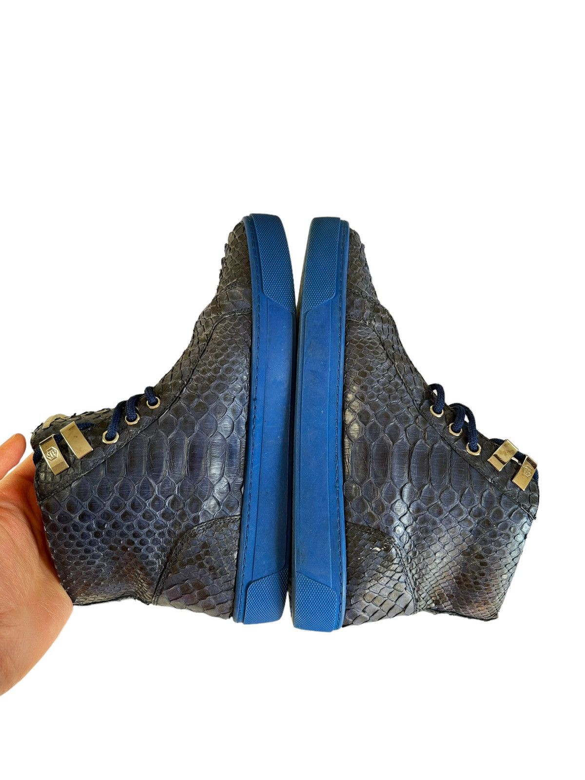 Philipp Plein Sz41 $3000 Python Snake Skin Hight Top Size US 8 / EU 41 - 12 Thumbnail
