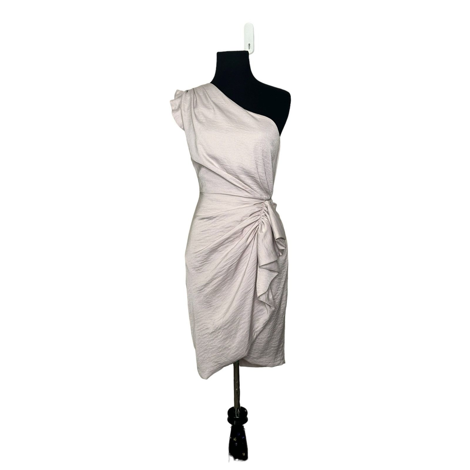Allsaints AllSaints beige one shoulder party dress size 2 Size XS / US 0-2 / IT 36-38 - 9 Thumbnail