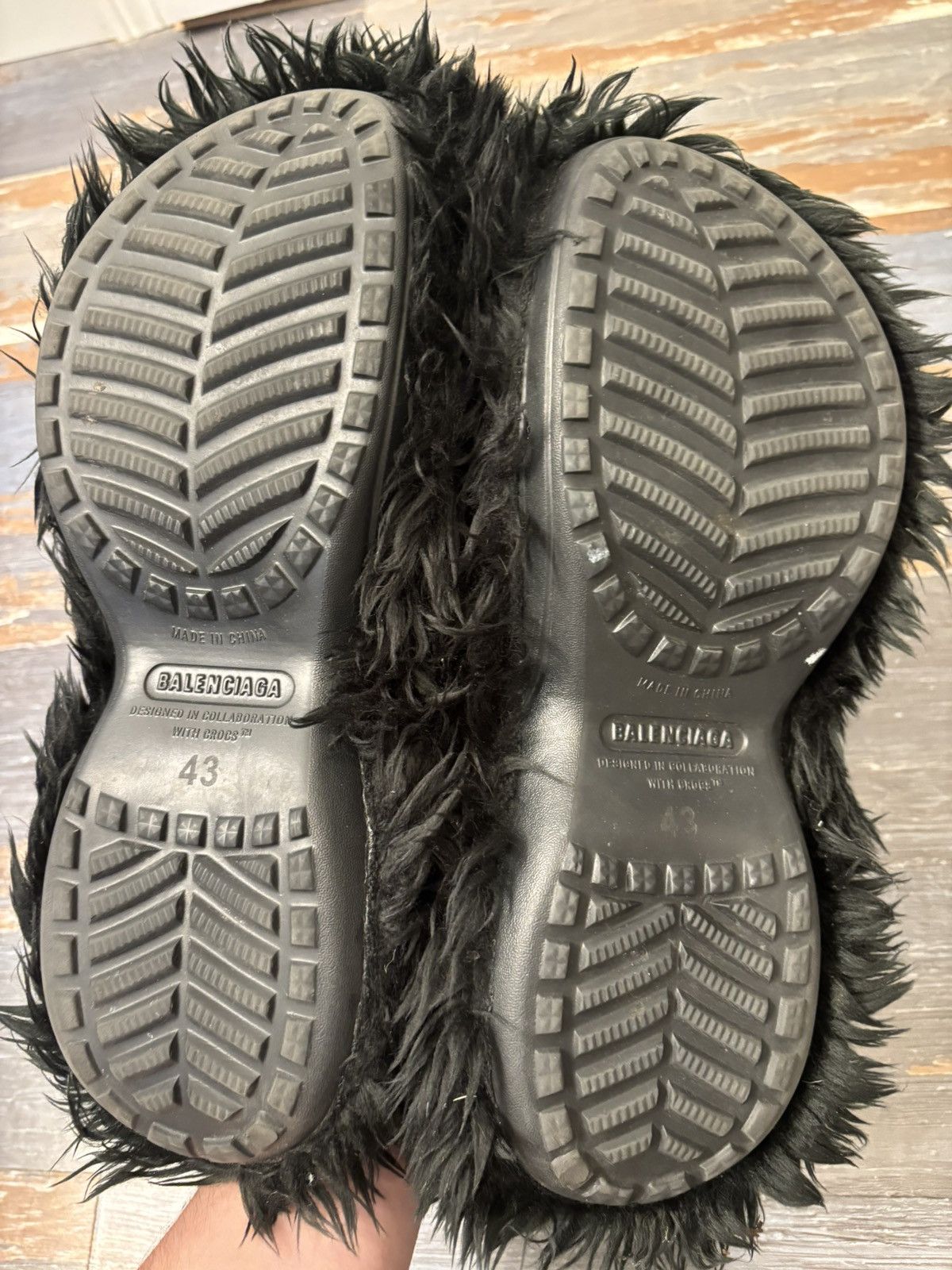 Balenciaga Balenciaga Fur Croc Slip On Sneakers Size US 10 / EU 43 - 7 Thumbnail