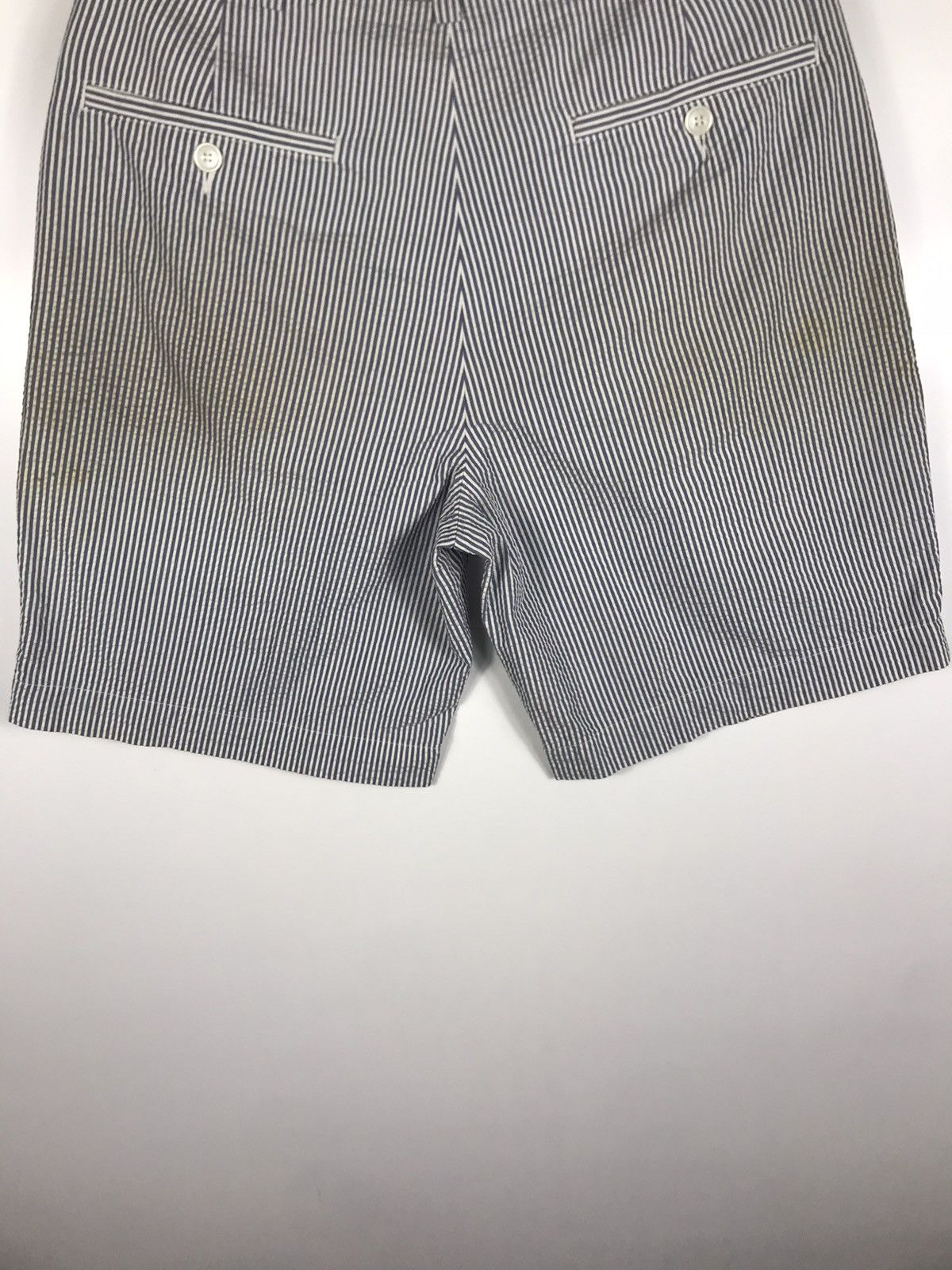 Brooks Brothers 🔥Brooks Brothers 346 Hickory Stripe Short Pants Size US 31 - 16 Thumbnail