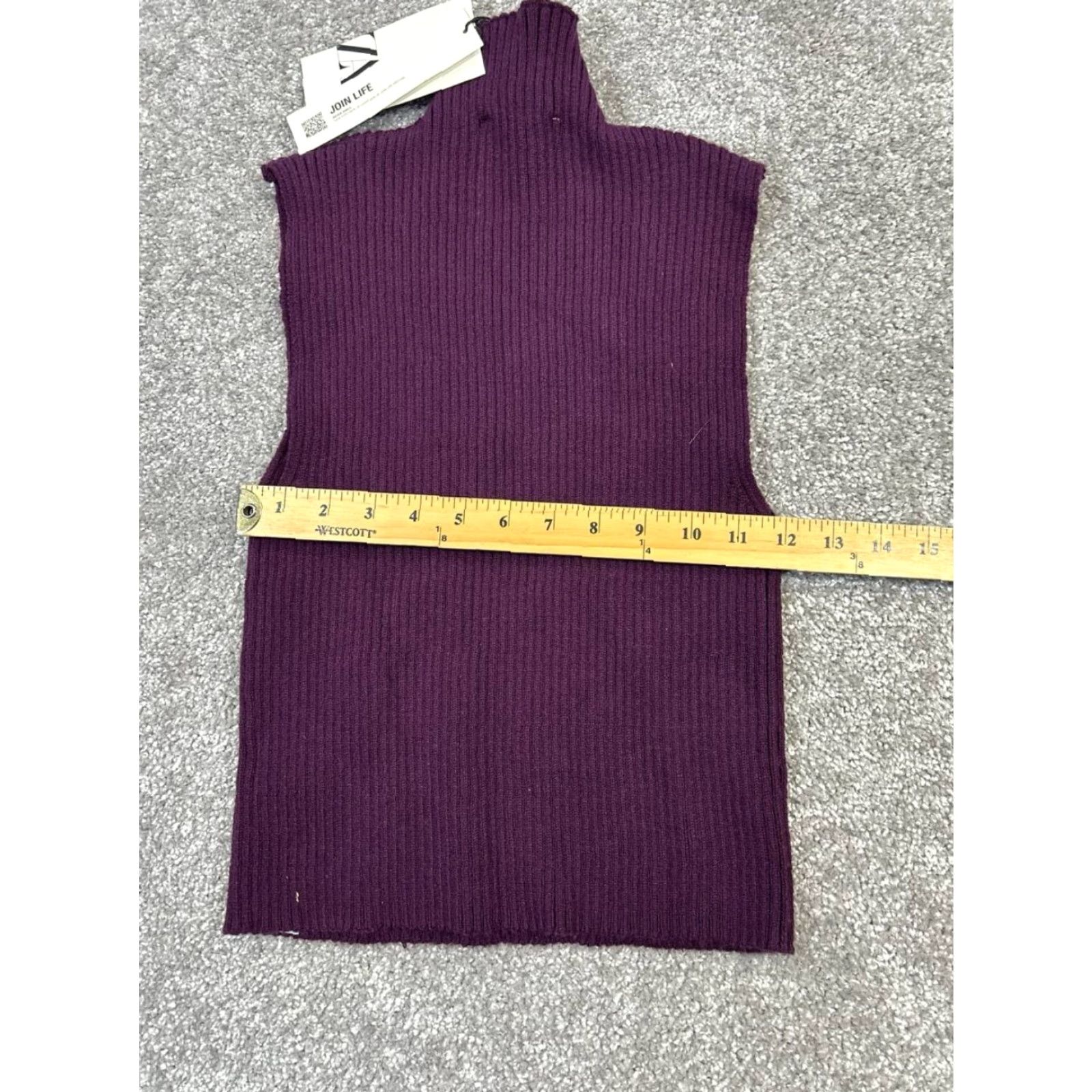 Zara Zara Shirt Womens Large Purple Ribbed New Size L / US 10 / IT 46 - 6 Thumbnail