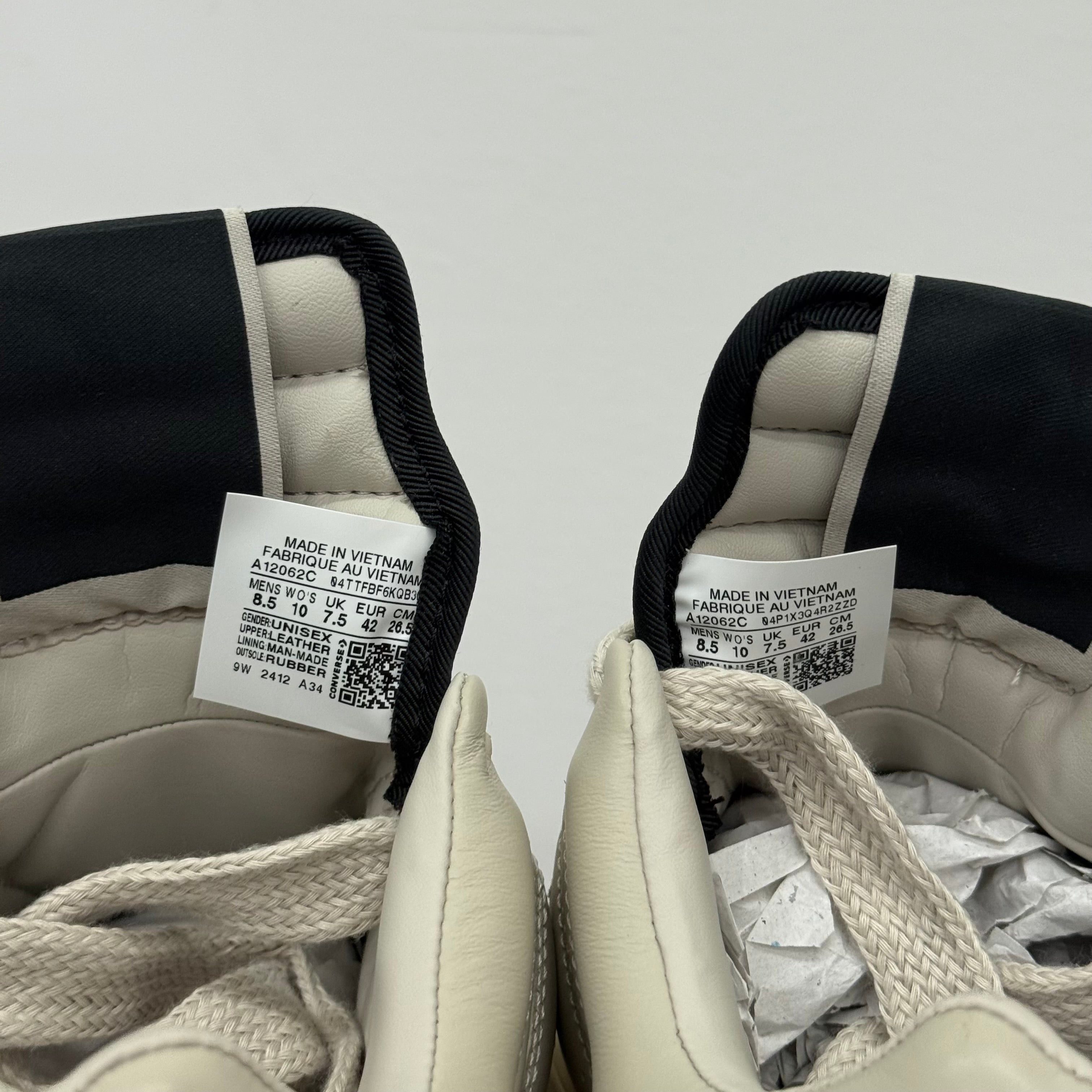 Rick Owens Rick Owens Converse Turbopn White Low - Size 8.5 Size US 8.5 / EU 41-42 - 5 Thumbnail
