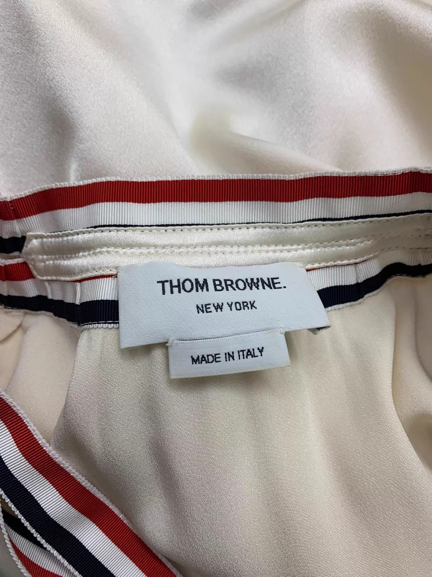 Thom Browne Thom Browne Ivory Stripe Silk shirts 38 New Size XS / US 0-2 / IT 36-38 - 4 Thumbnail