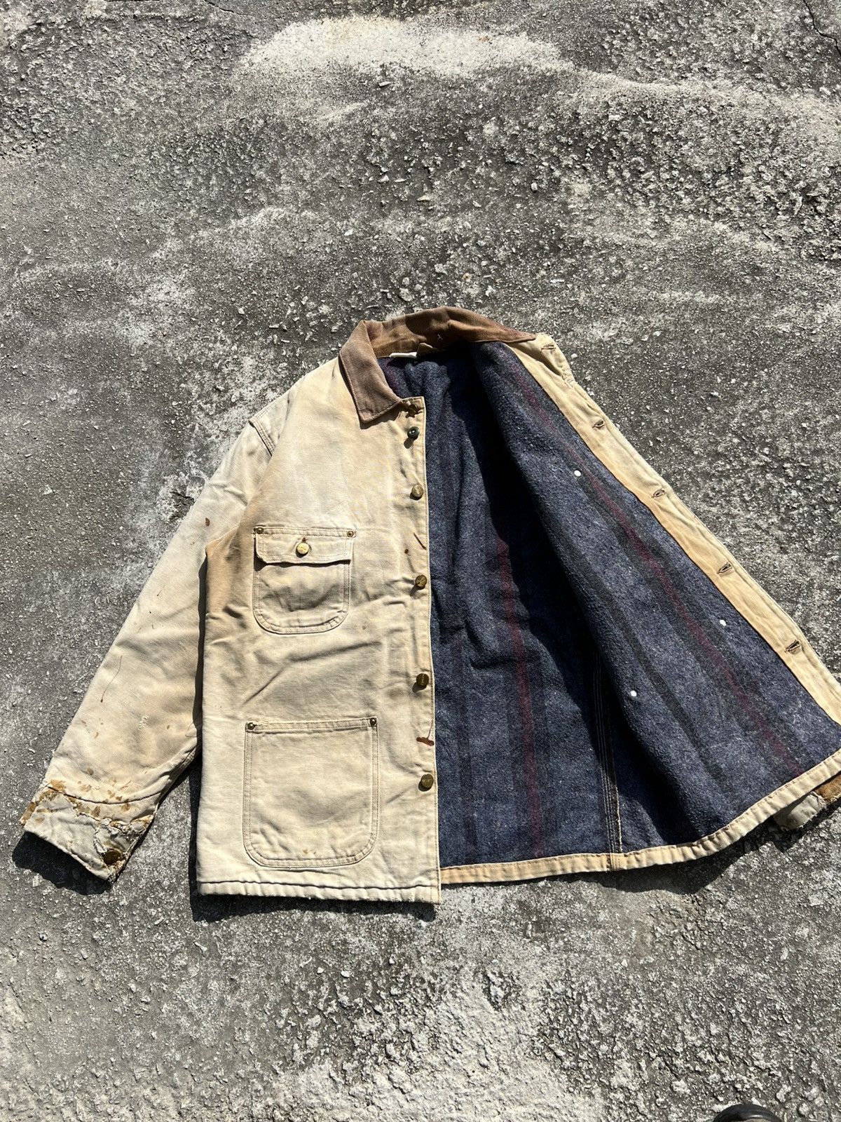 Carhartt Vintage 80s Carhartt Chore Coat Jacket Size US M / EU 48-50 / 2 - 12 Thumbnail