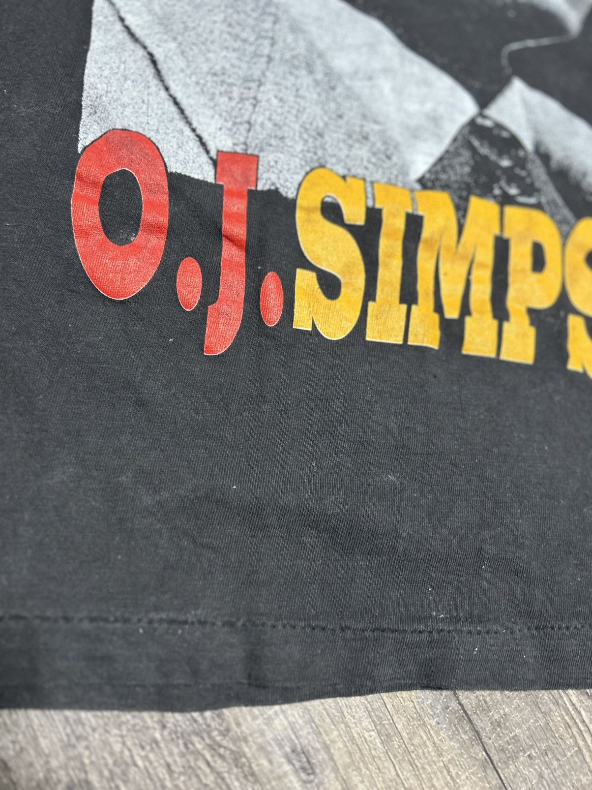 Vintage Vintage OJ Simpson Rap Tee Shirt Size US XL / EU 56 / 4 - 6 Thumbnail