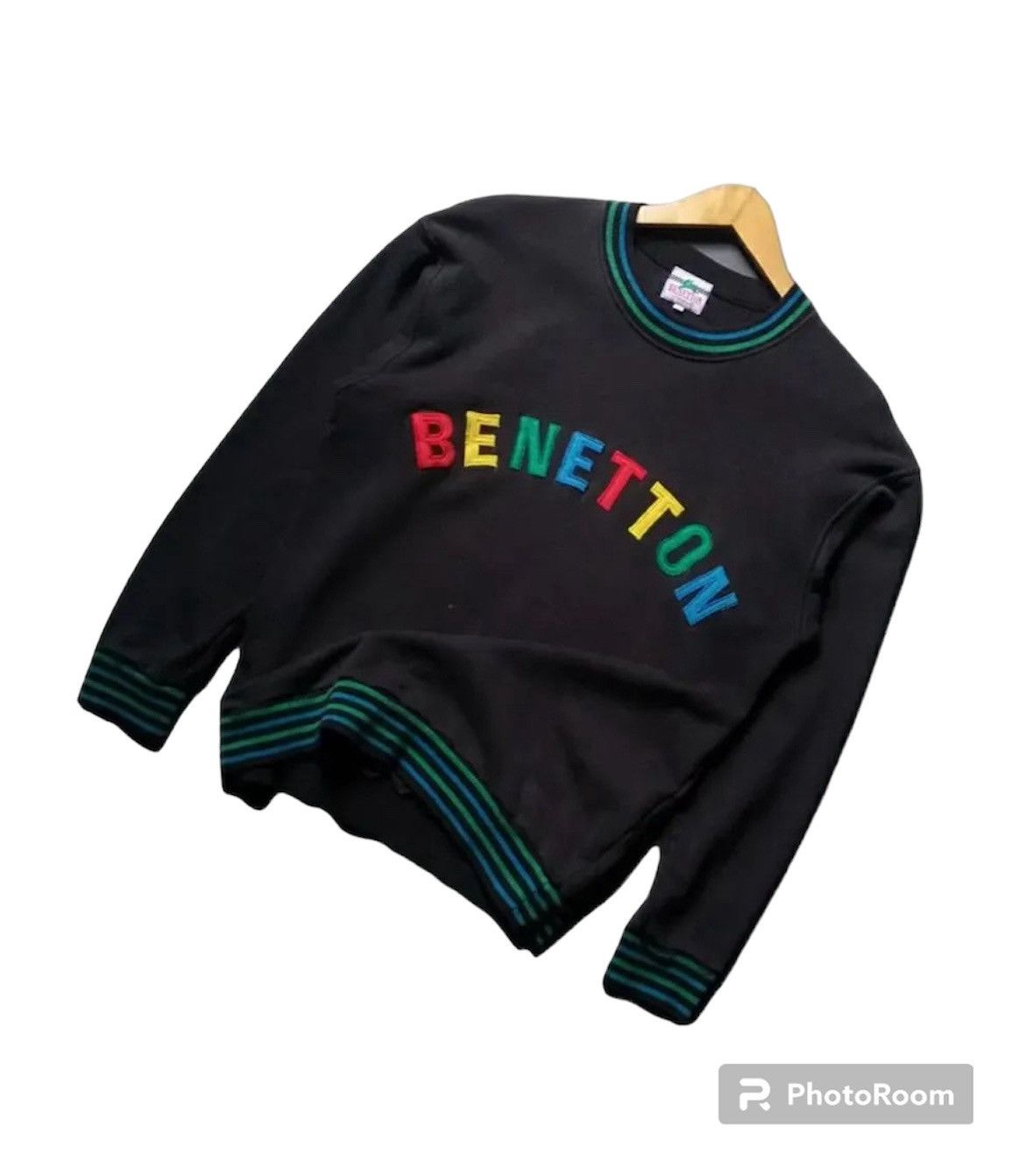 Vintage Benetton Spell out Sweatshirt