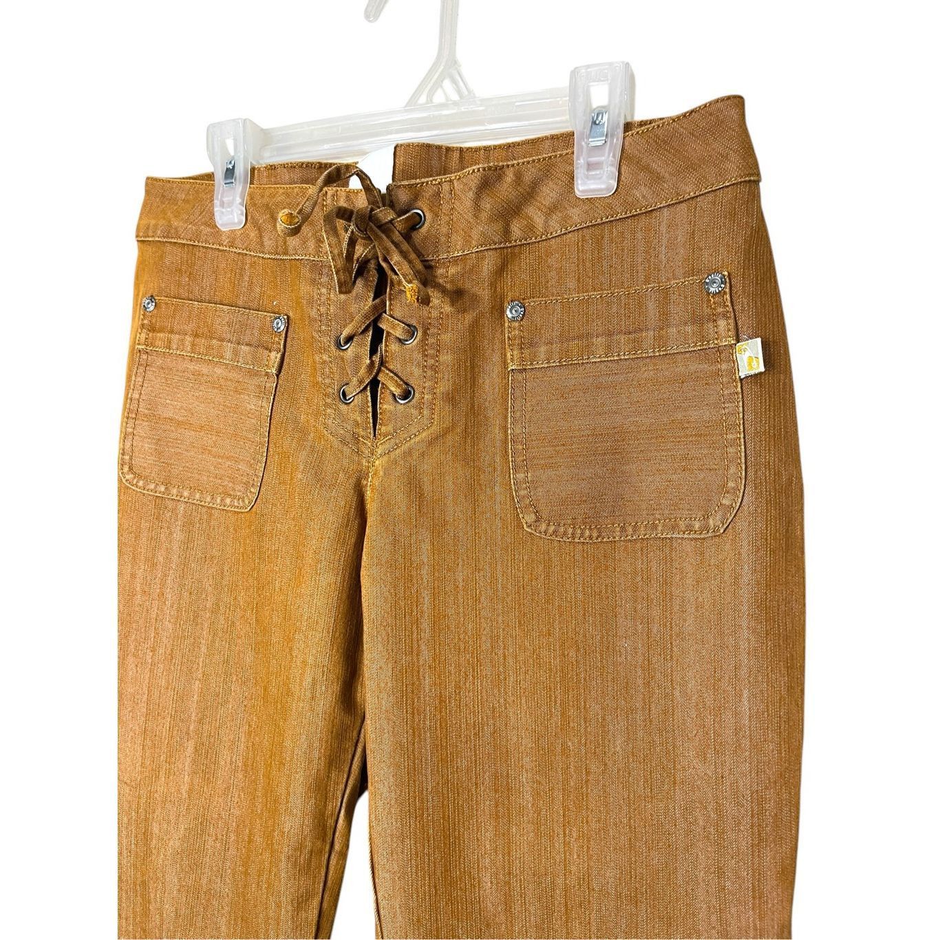 O'Neill Vintage O’Neill Y2K Brown Lace Up Pants Size 5 Size 30" / US 8 / IT 44 - 4 Thumbnail