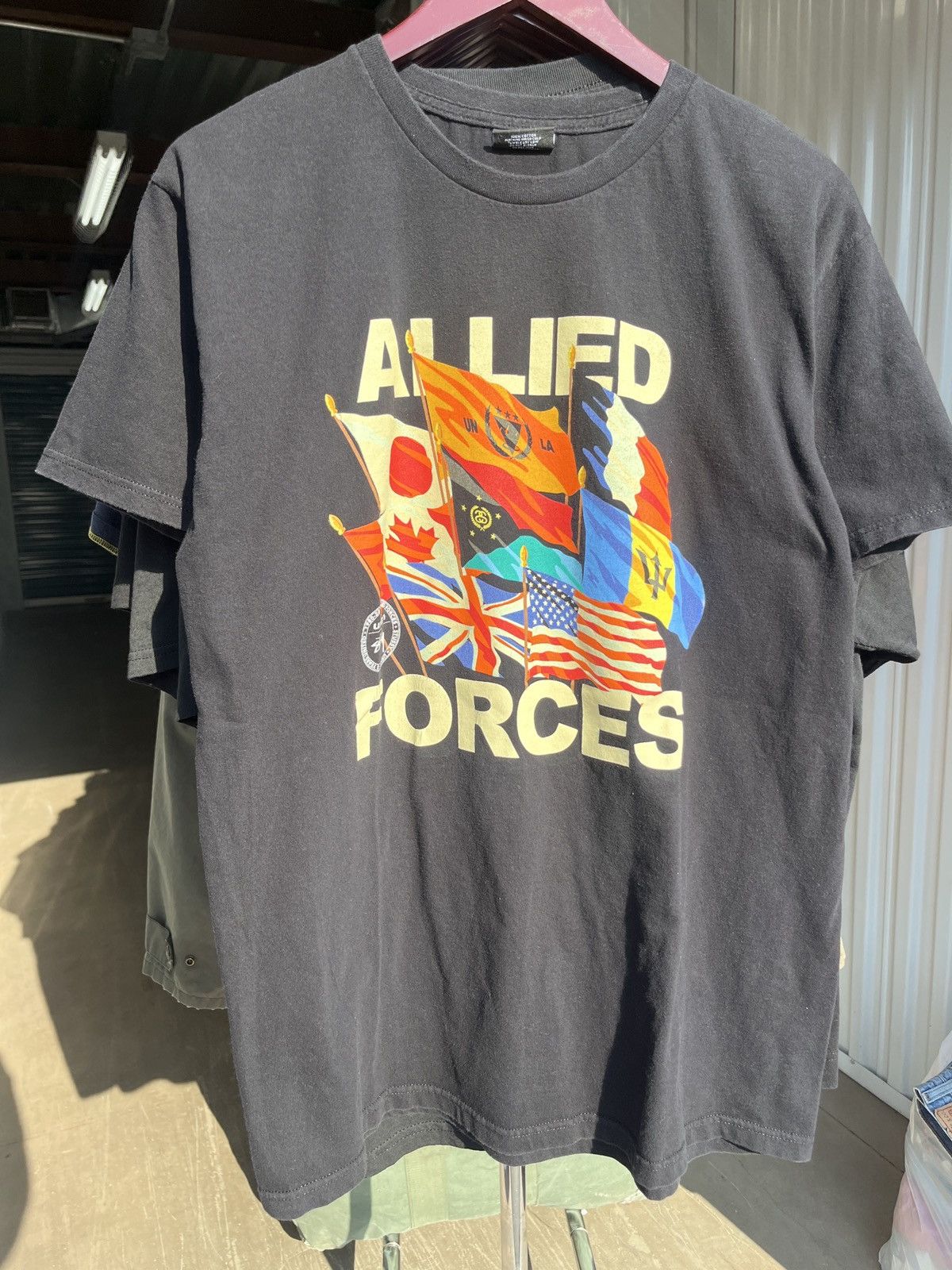 Stussy × Union LA Stussy x Union Allied Forces tee | Grailed