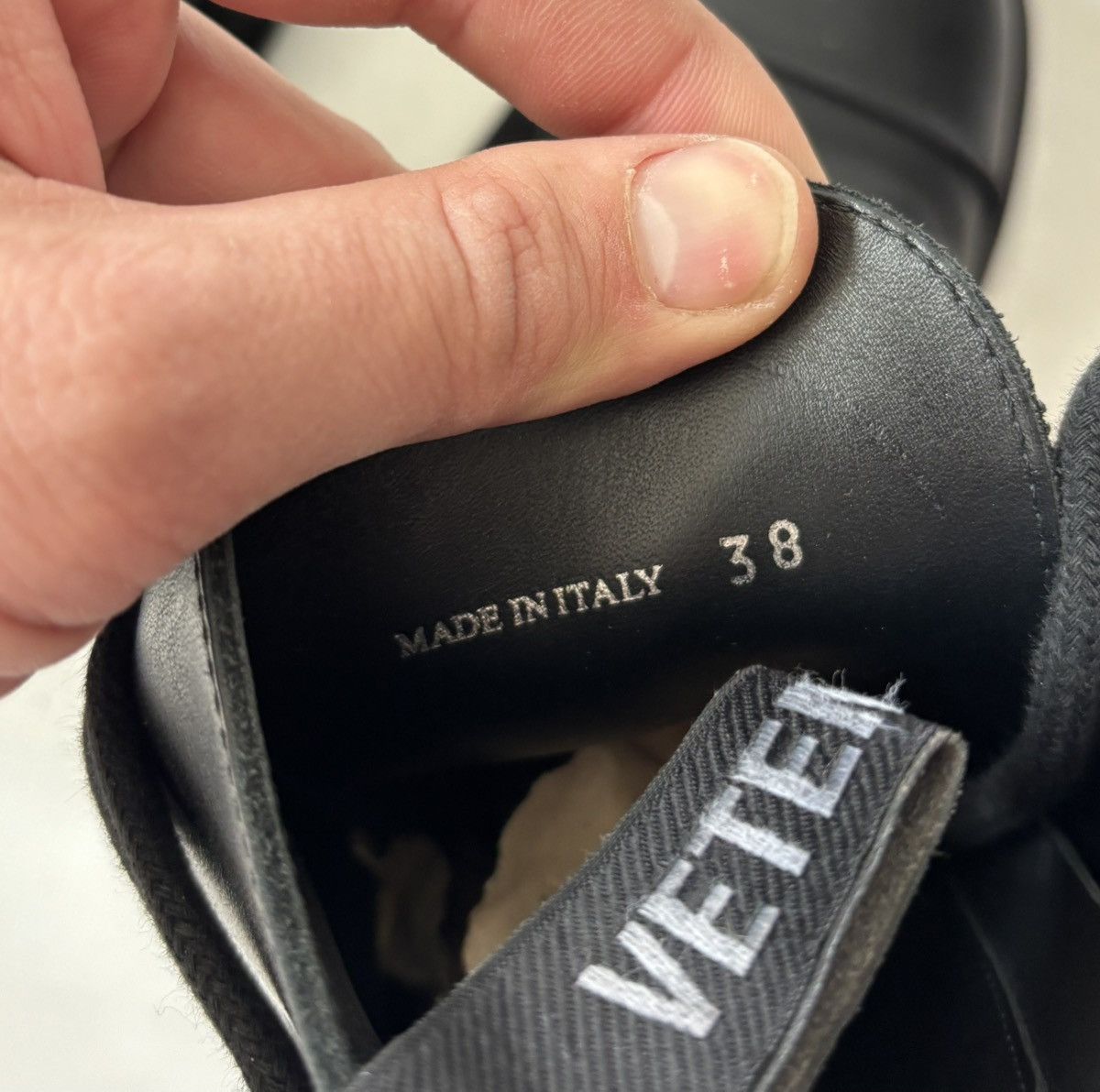 Vetements Vetements Combat Leather Boots Size US 8 / IT 38 - 9 Thumbnail