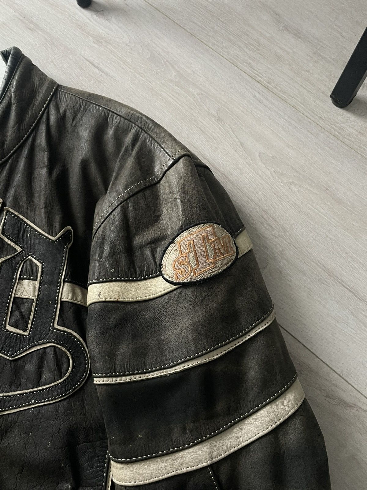 Vintage Vintage Held 77 Motor Biker 90’s Leather Brown Jacket RARE Size US M / EU 48-50 / 2 - 7 Thumbnail
