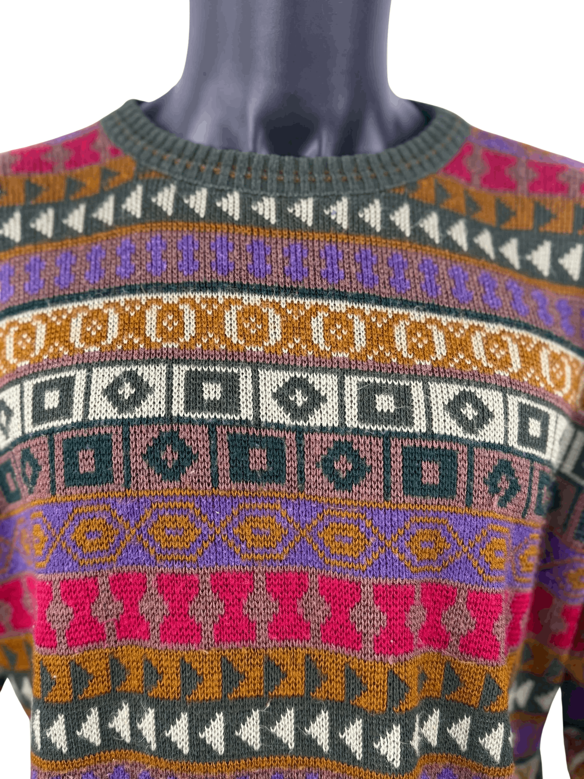 Other VTG Catherine’s Design Geometric Knit Sweater Fair Isle Size US M / EU 48-50 / 2 - 3 Thumbnail