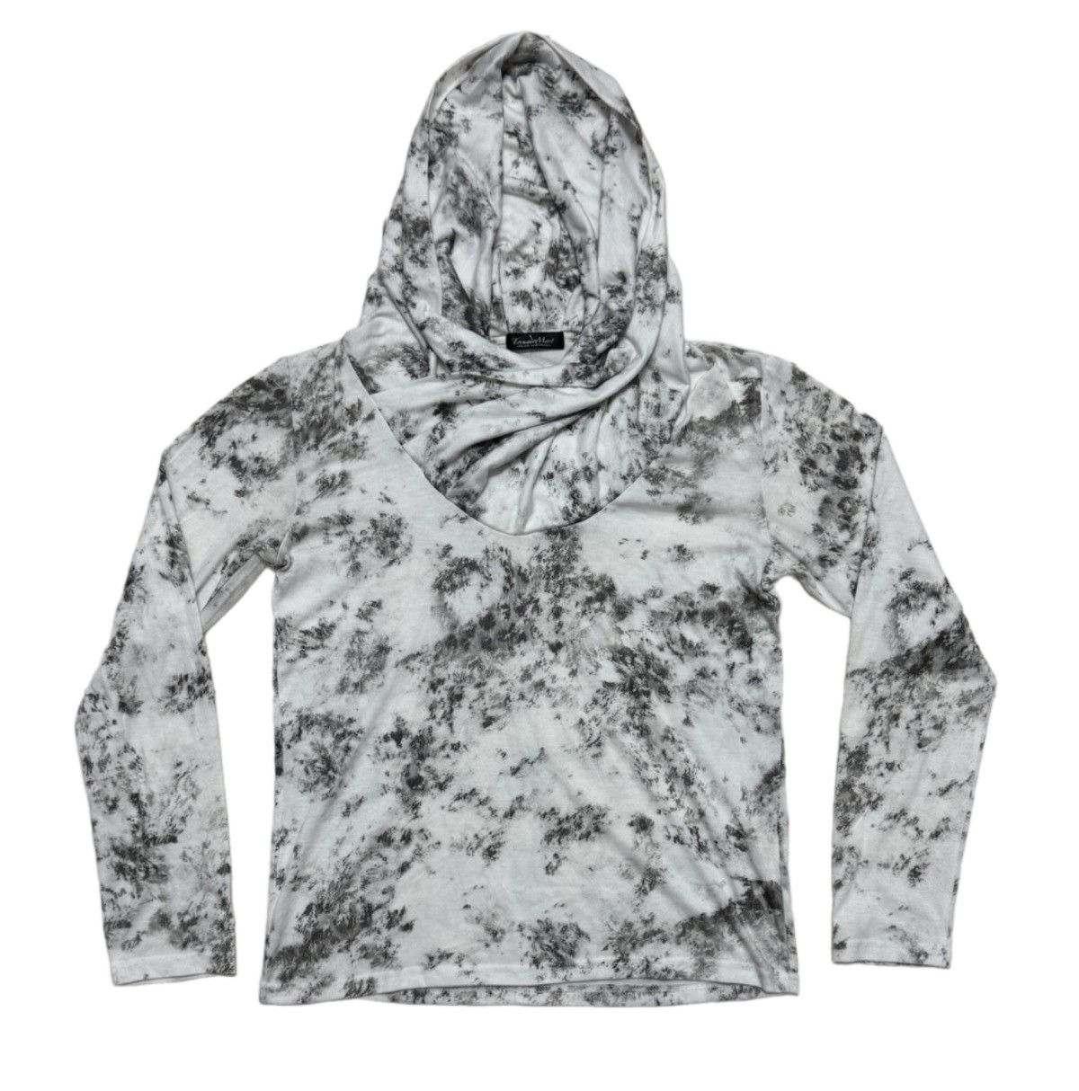 トップス rare TORNADO MART White Leopard Hoodie If Six Was Nine × Japanese Brand × Tornado Mart 2000's Tornado