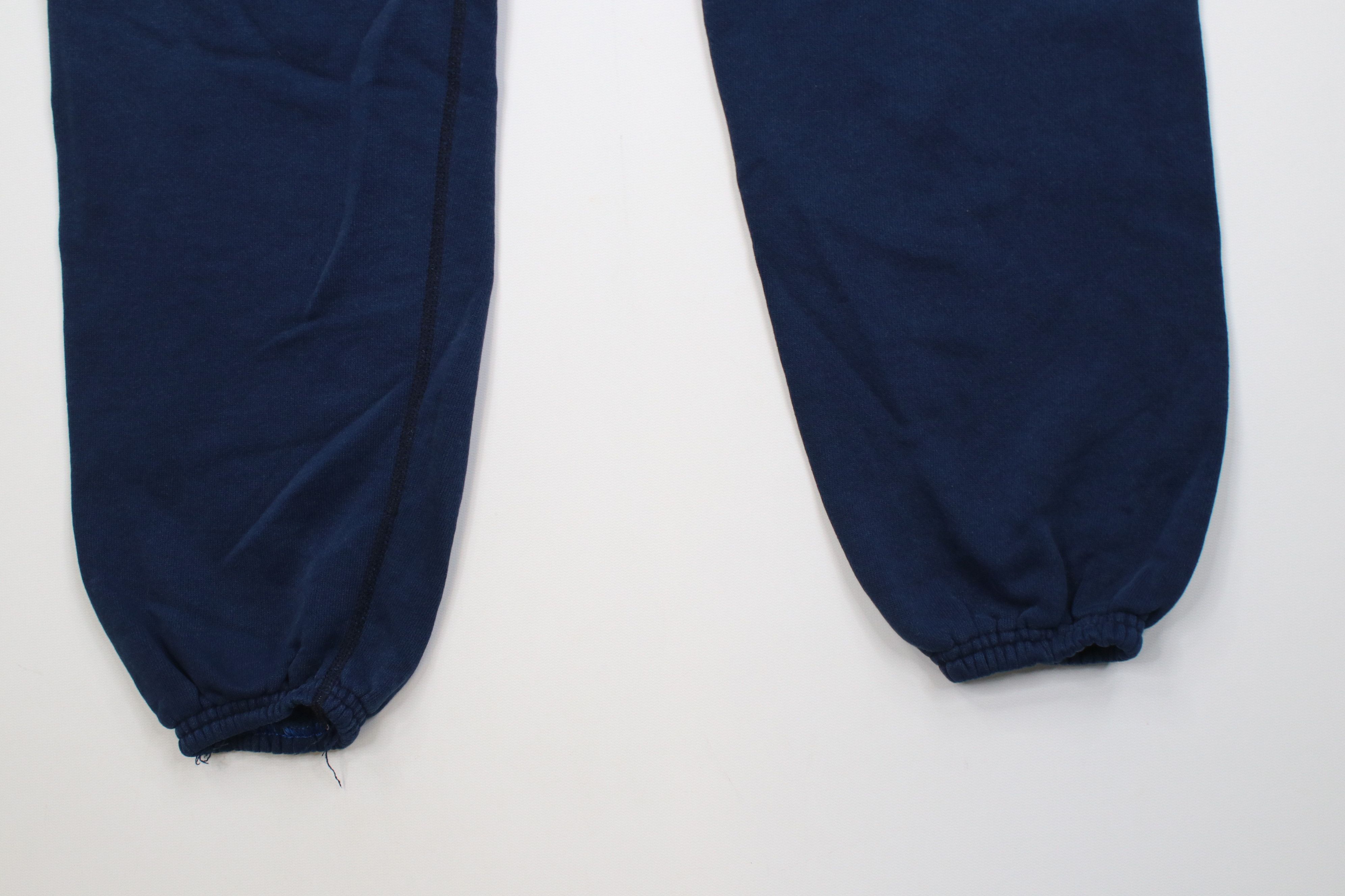 Vintage Vintage 70s 80s Heavyweight Sweatpants Joggers Navy Blue USA Size US 36 / EU 52 - 4 Thumbnail