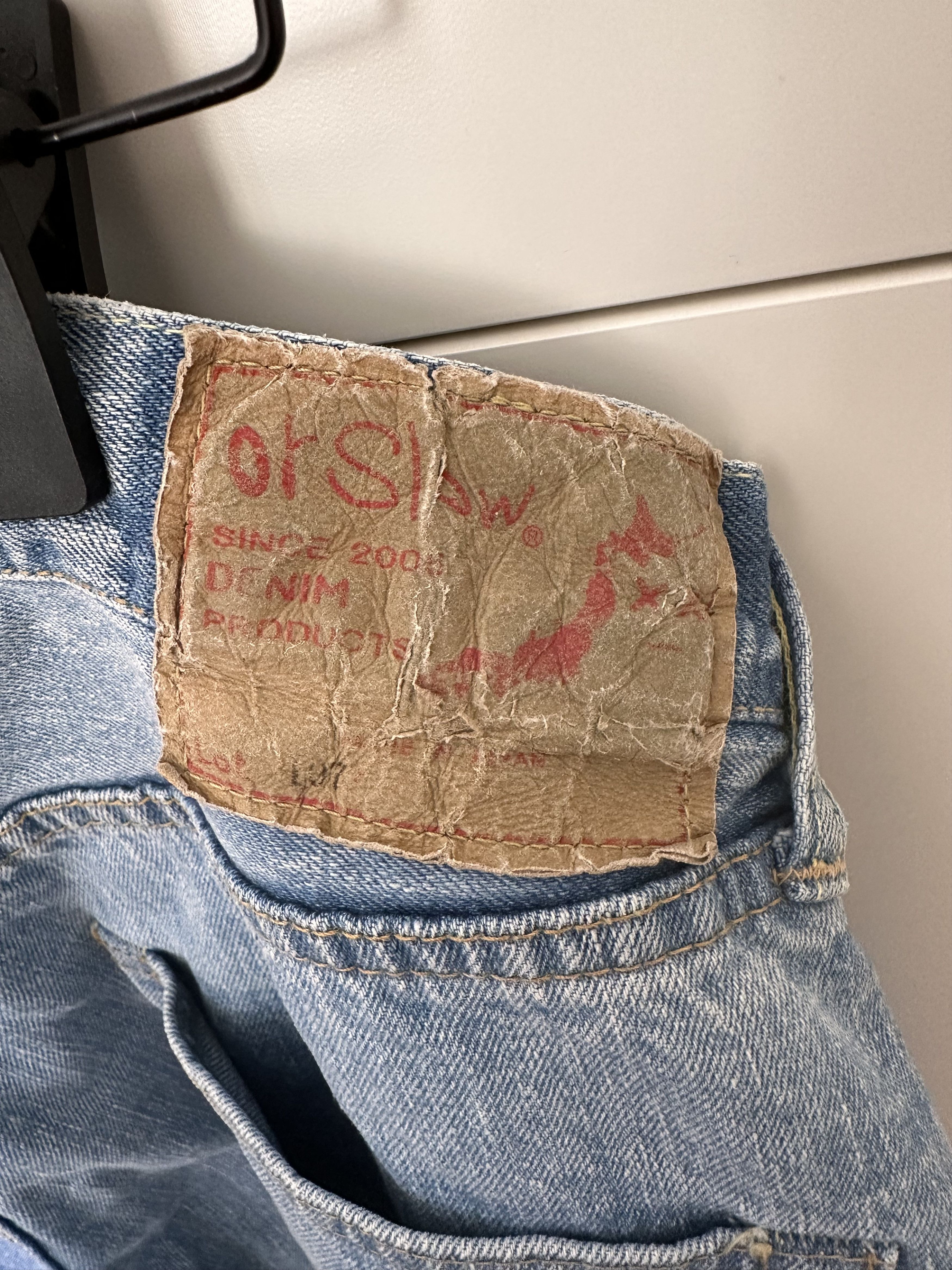 Orslow orSlow 107 “4 Year Wash” – Frans Boone Exclusive Size US 34 / EU 50 - 5 Thumbnail