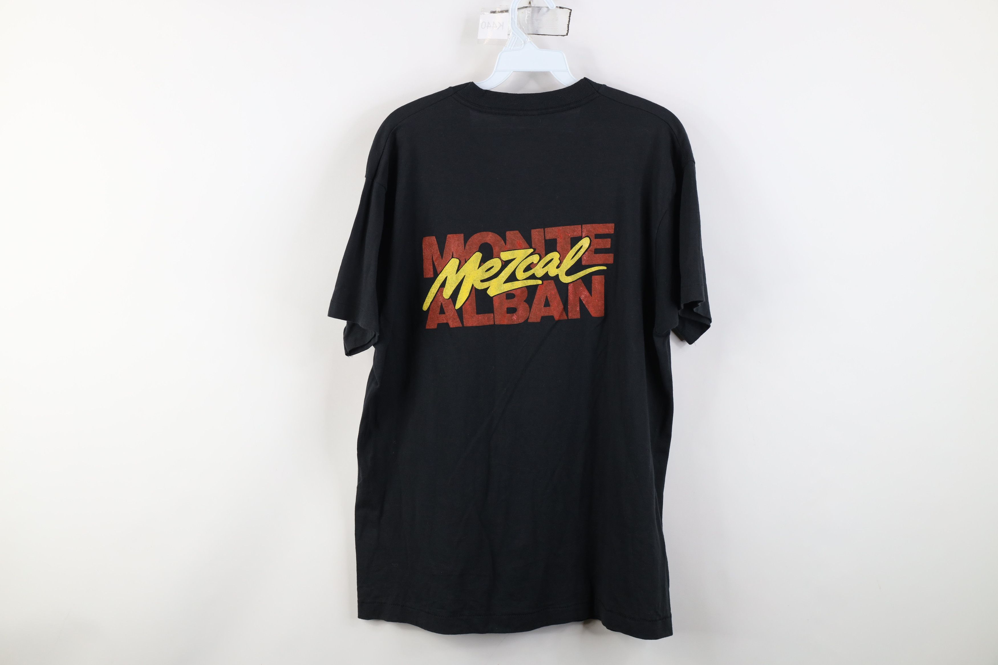 Vintage Vintage 80s 90s Alban Mezcal Tequila Worm T-Shirt Black USA Size US L / EU 52-54 / 3 - 12 Thumbnail