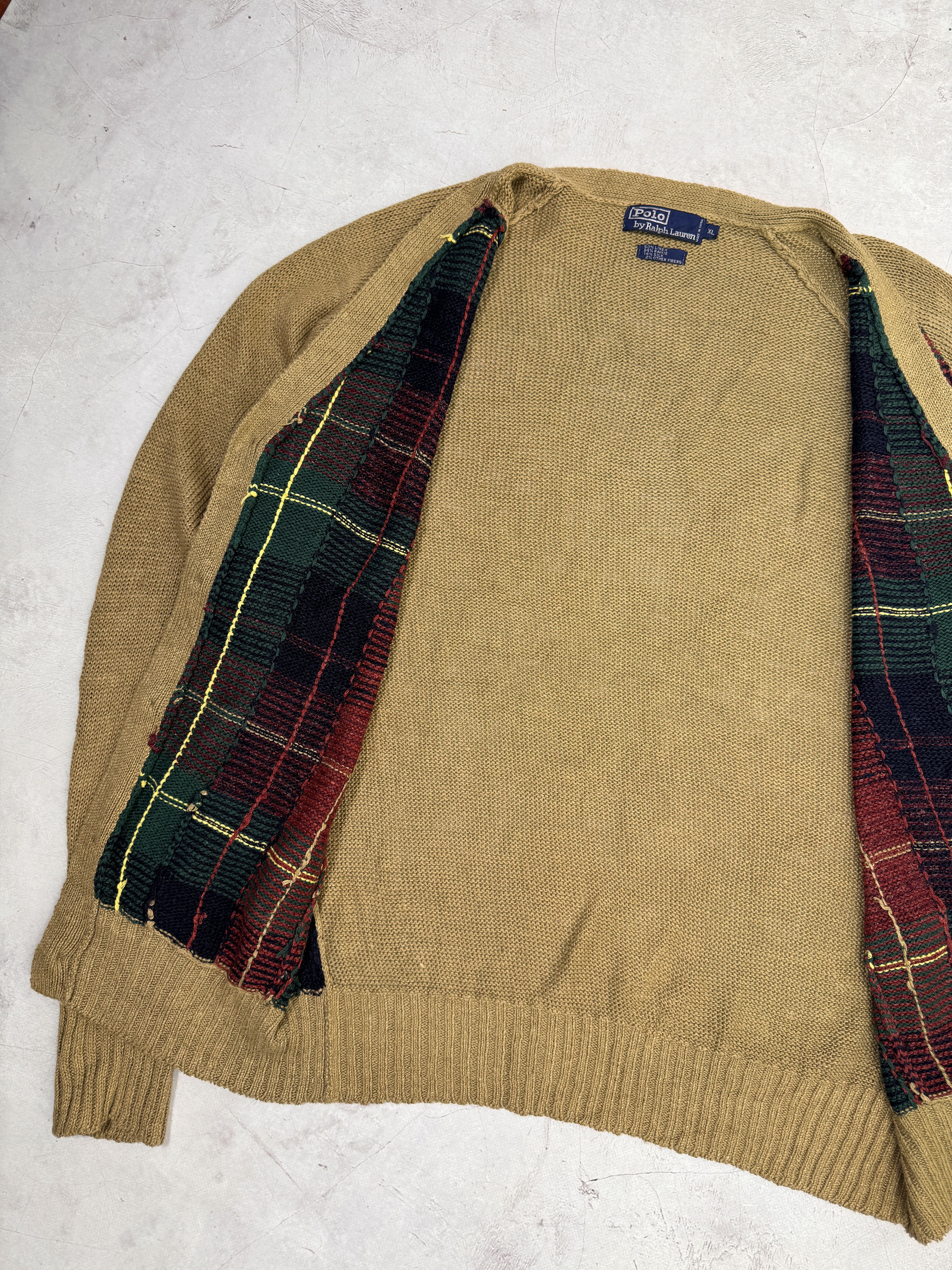 Polo Ralph Lauren × Vintage Vintage Polo Ralph Lauren Cardigan Country Style Aztec Size US XL / EU 56 / 4 - 9 Thumbnail