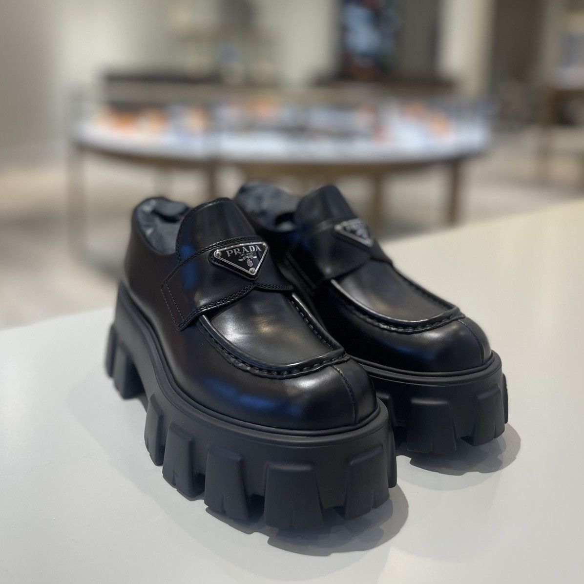 Prada Prada Monolith 55mm Loafer Size US 6.5 / IT 36.5 - 4 Thumbnail