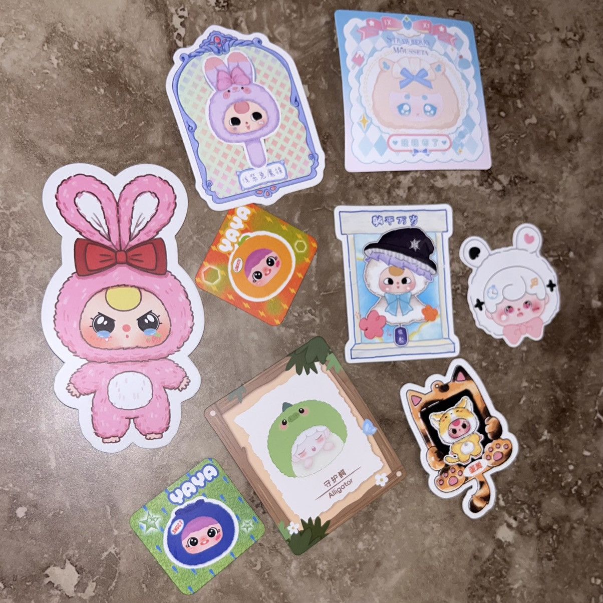 Other Bundle of 9 Confirmed Blind Box Plush Figures With Cards Size ONE SIZE - 3 Thumbnail