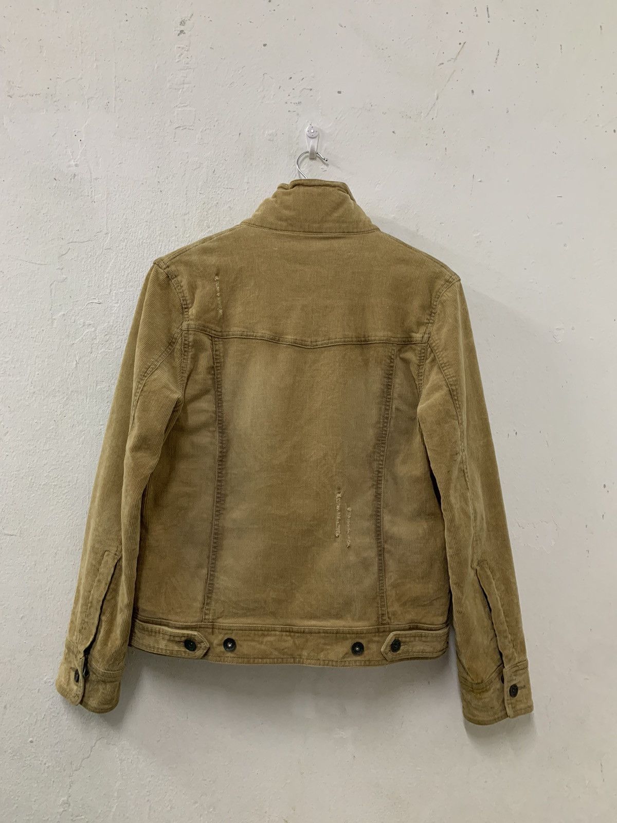Japanese Brand × semanticdesign Semantic Design Corduroy Distressed Style Punk Jacket Size US S / EU 44-46 / 1 - 2 Thumbnail