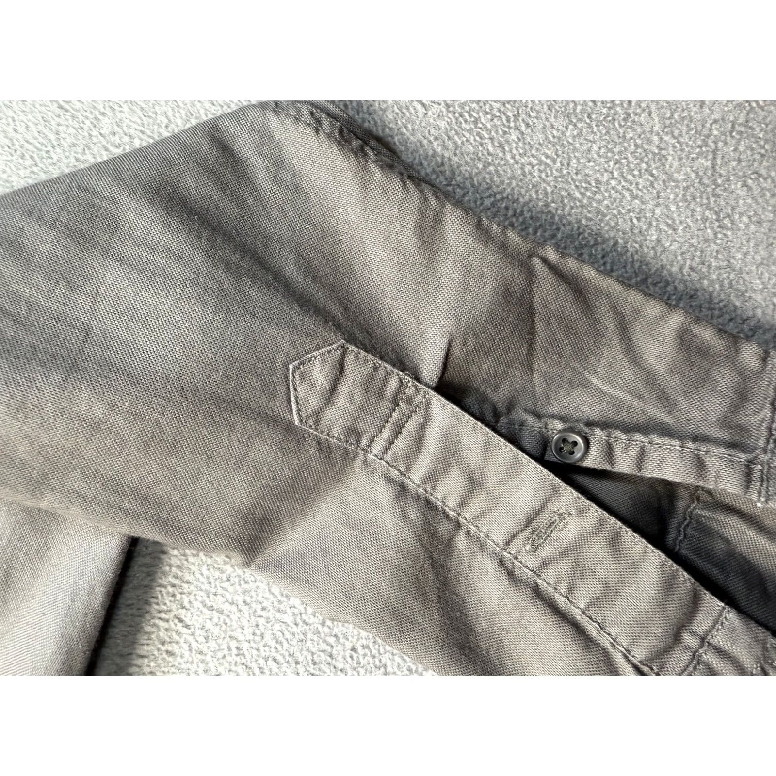 Allsaints AllSaints Button-Up Shirt Mens XS Gray Long Sleeve Size US XS / EU 42 / 0 - 6 Thumbnail