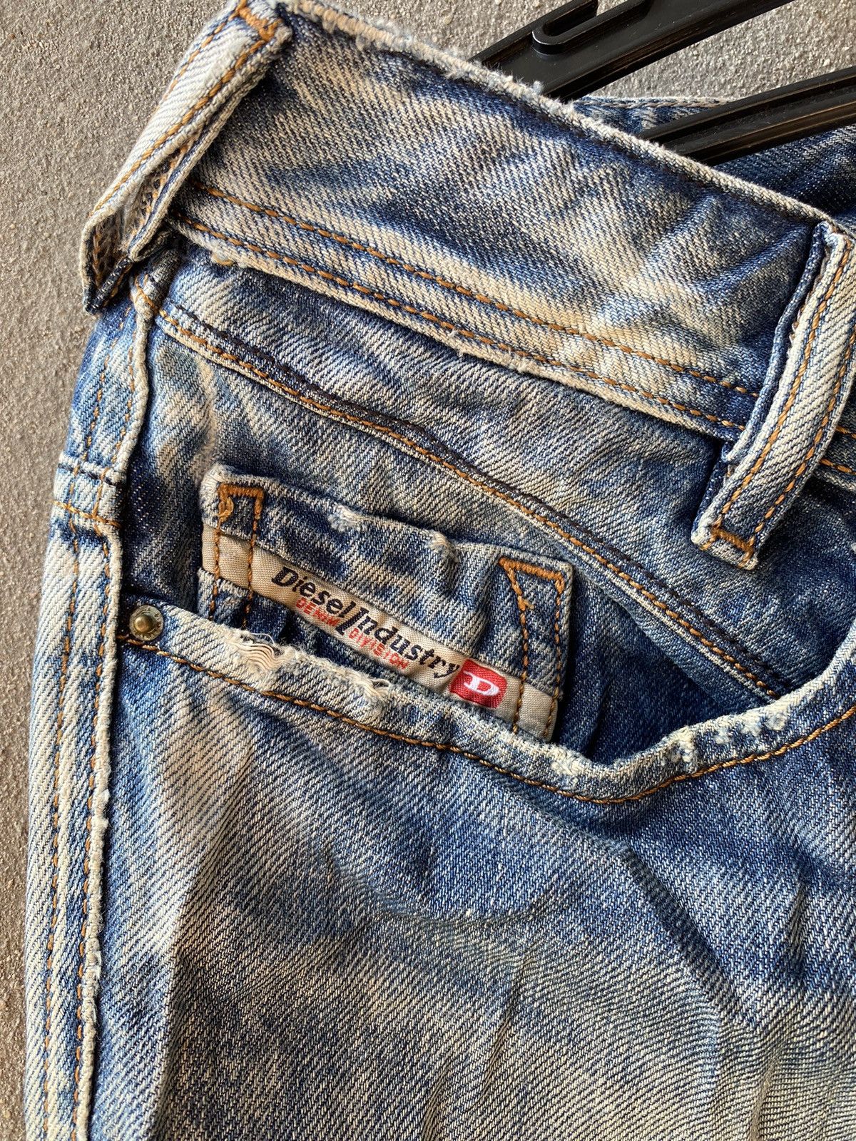 Diesel Diesel Poiak Acid Wash Made in Italy Denim Pants Size US 32 / EU 48 - 10 Thumbnail