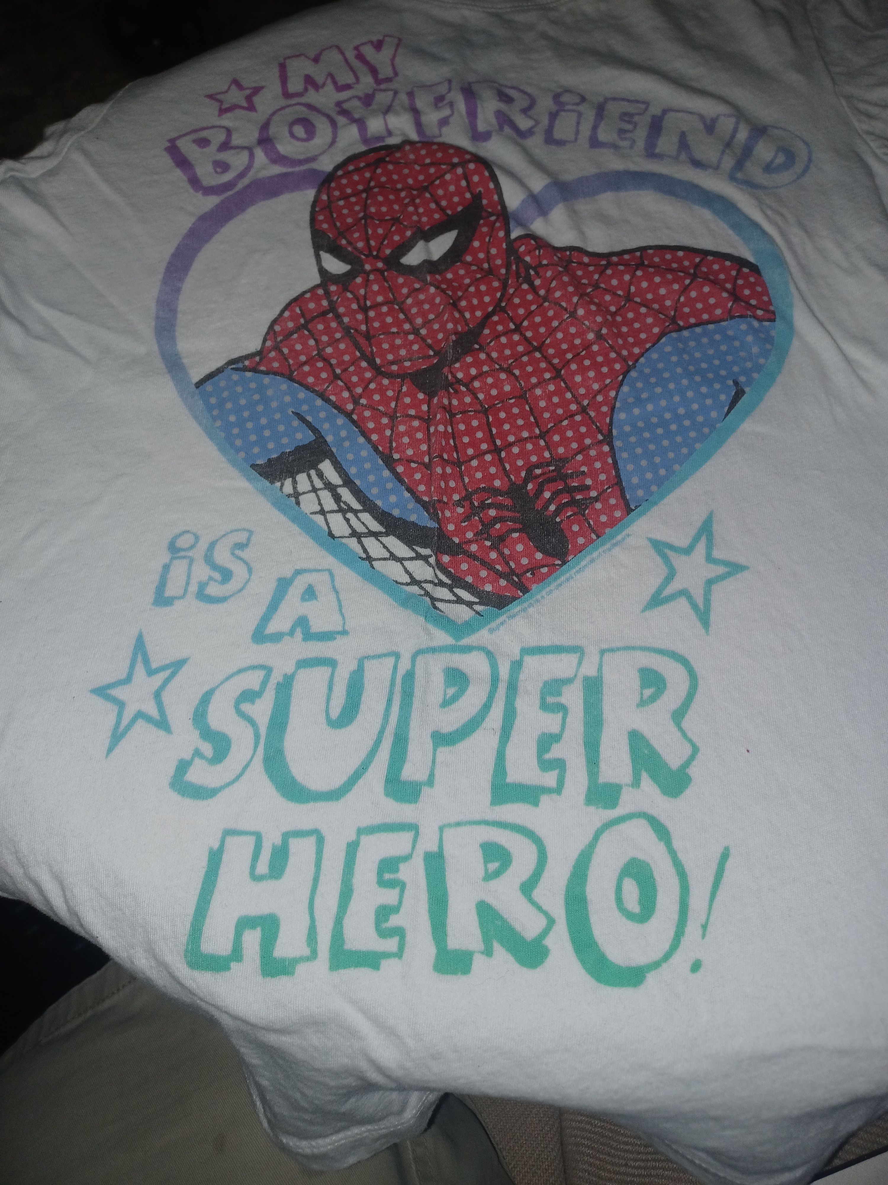 Other Mighty Fine Marvel Spiderman Tee S White Red Blue Size S / US 4 / IT 40 - 2 Thumbnail