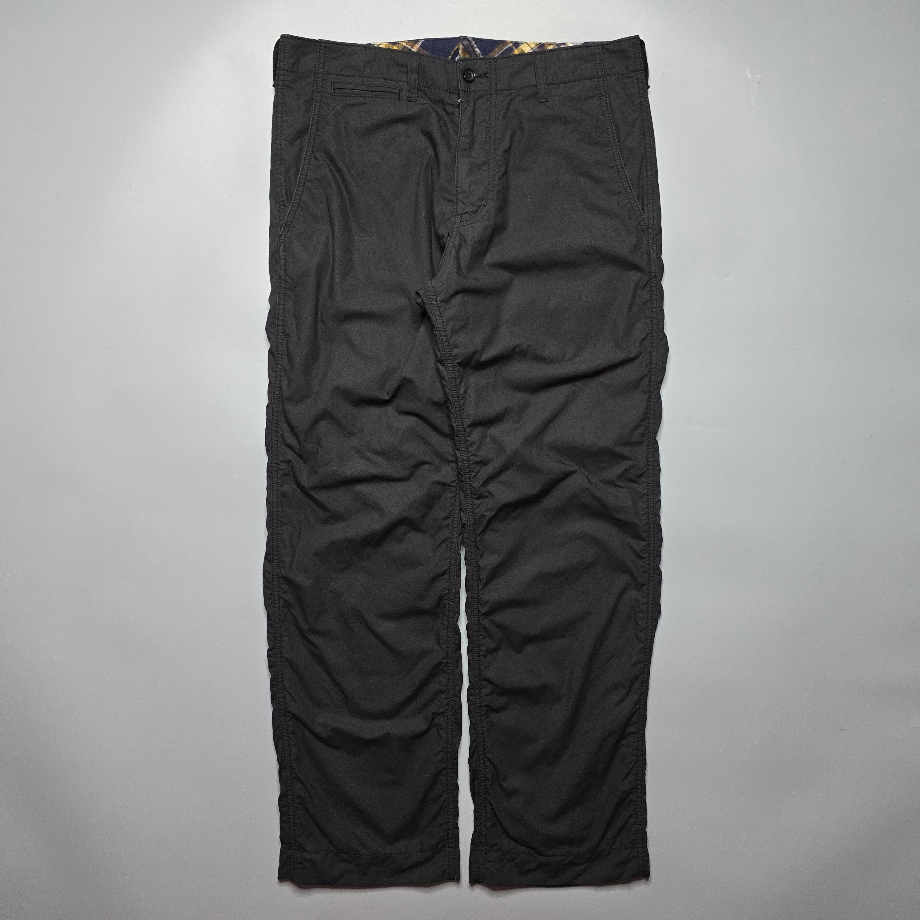Comme des Garcons CDG Homme - Plaid Lined Relaxed Pants Size US 30 / EU 46 - 1 Thumbnail