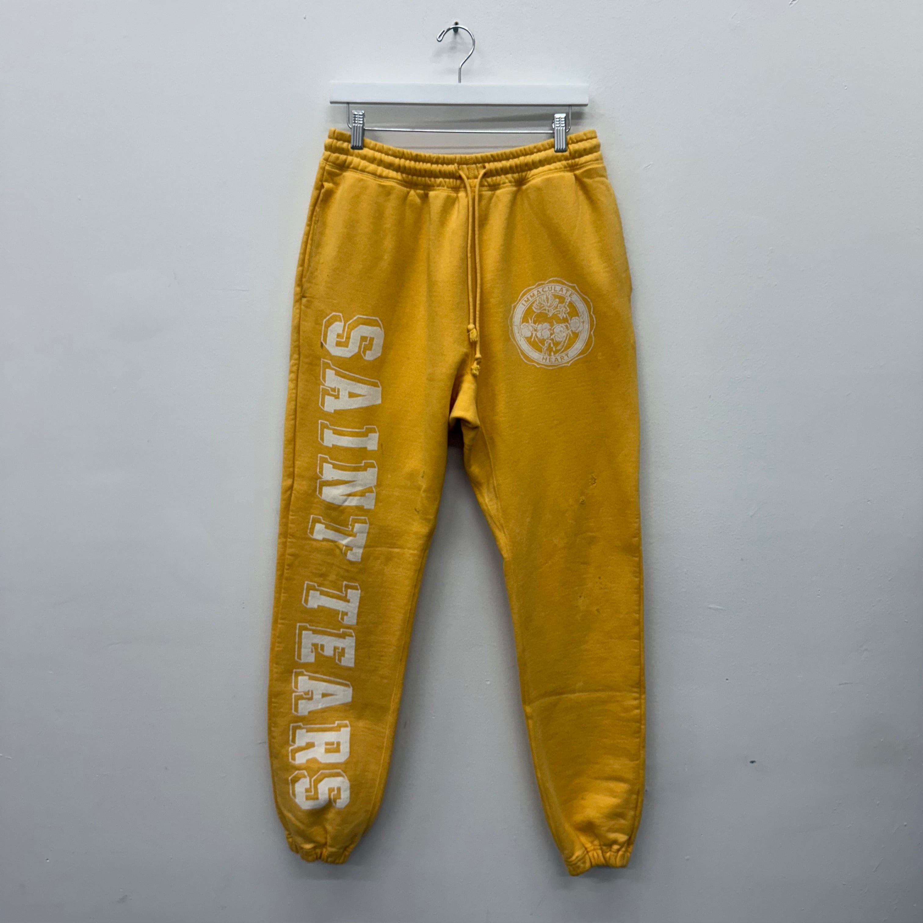 DENIM TEARS × Saint Michael Saint Michael x Denim Tears Sweatpants Yellow - Size S Size US 30 / EU 46 - 1 Thumbnail