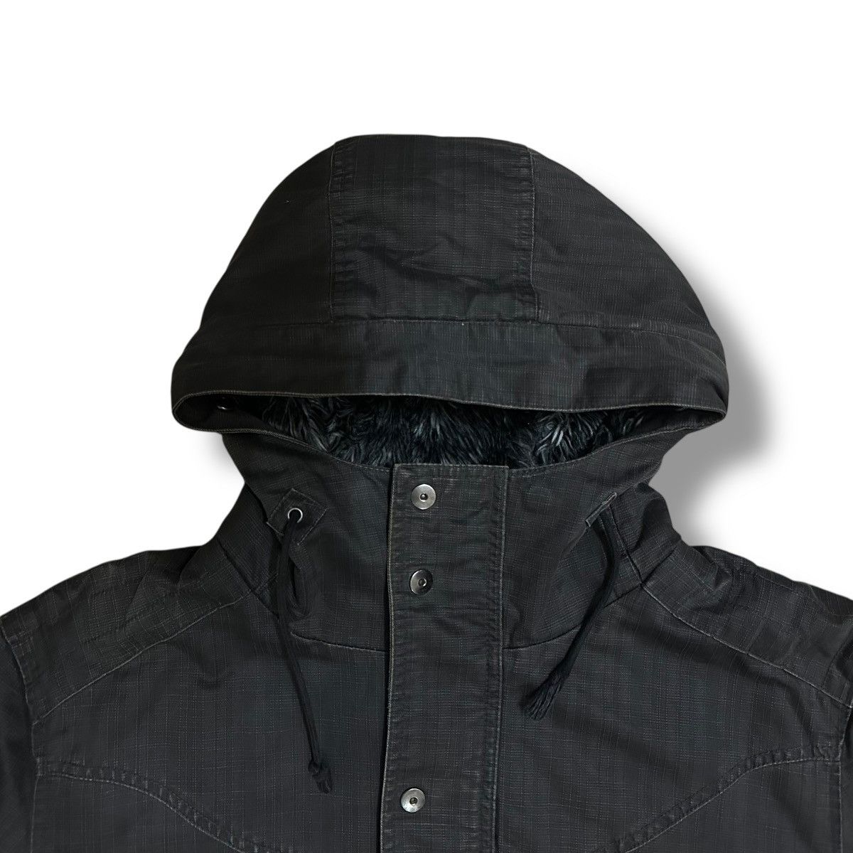 If Six Was Nine 🇯🇵 CREATE BAREFOOT SHERPA FUR HOODIE DENIM PARKA JACKET Size US XL / EU 56 / 4 - 11 Thumbnail