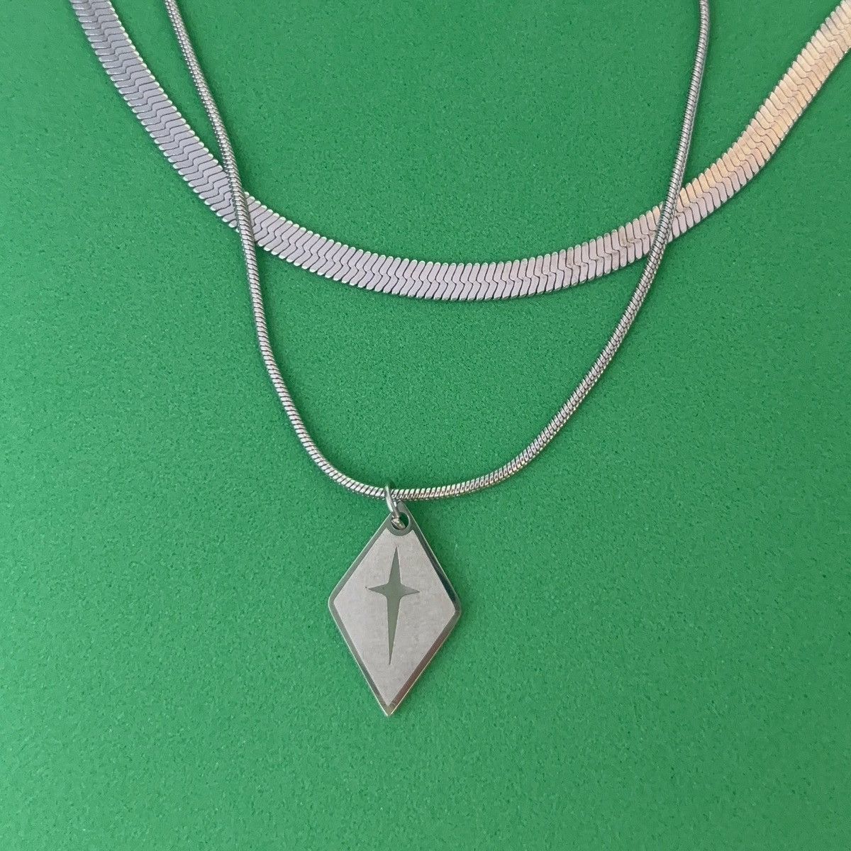 Other Snake Chain Cross Pendant Necklace for Men Women Size ONE SIZE - 3 Thumbnail