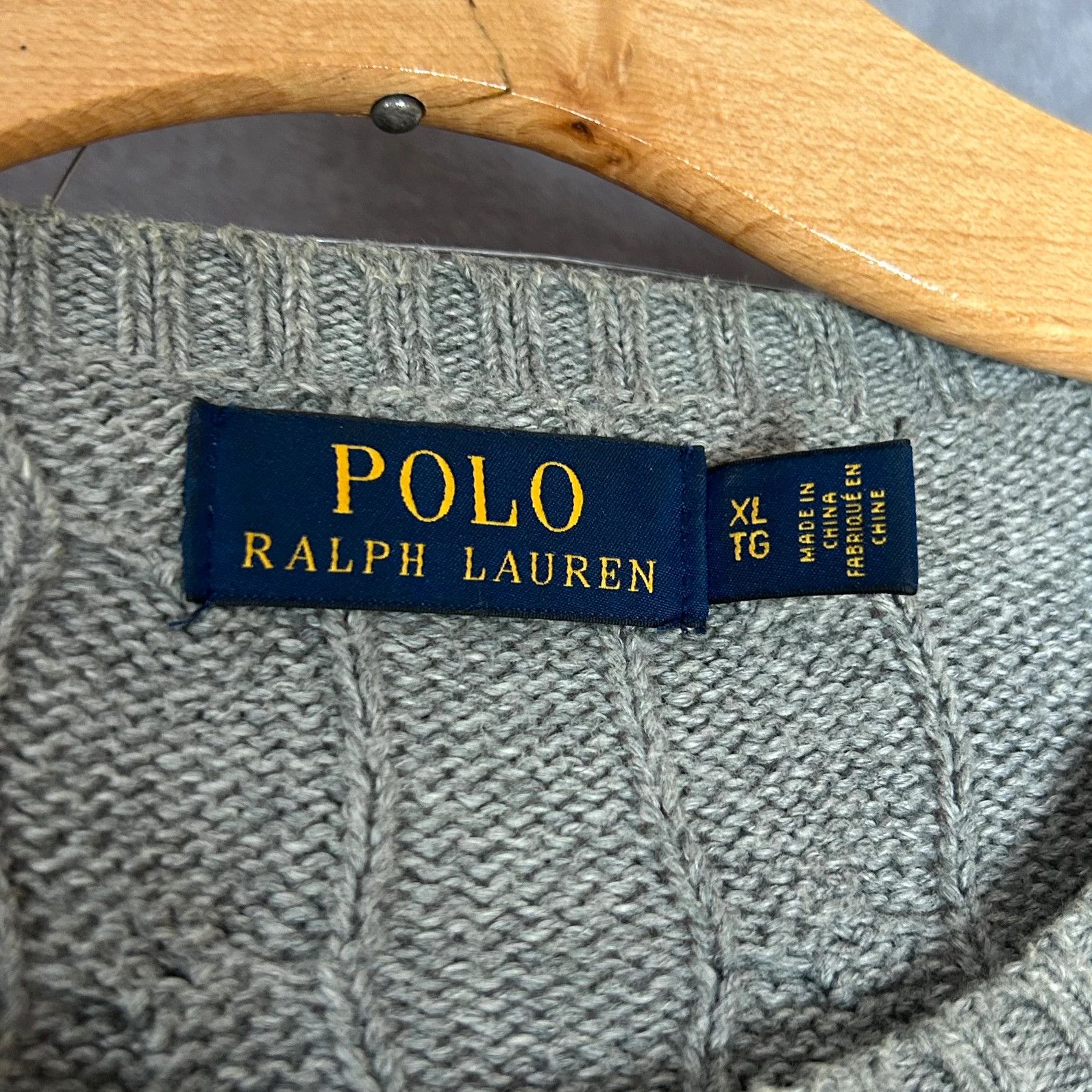 Designer × Polo Ralph Lauren × Ralph Lauren Polo Ralph Lauren knitwear mini logo pony grey old money Size US XL / EU 56 / 4 - 6 Thumbnail