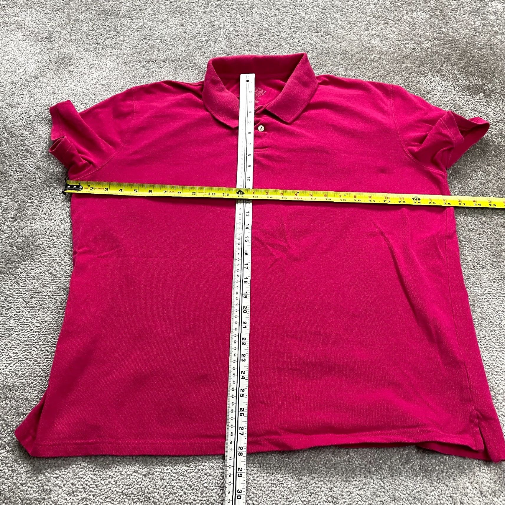 Vintage St. John's Bay Polo Shirt Mens 2XL Pink Collared Short Sleeve Golf Active Casual Size US XXL / EU 58 / 5 - 6 Thumbnail
