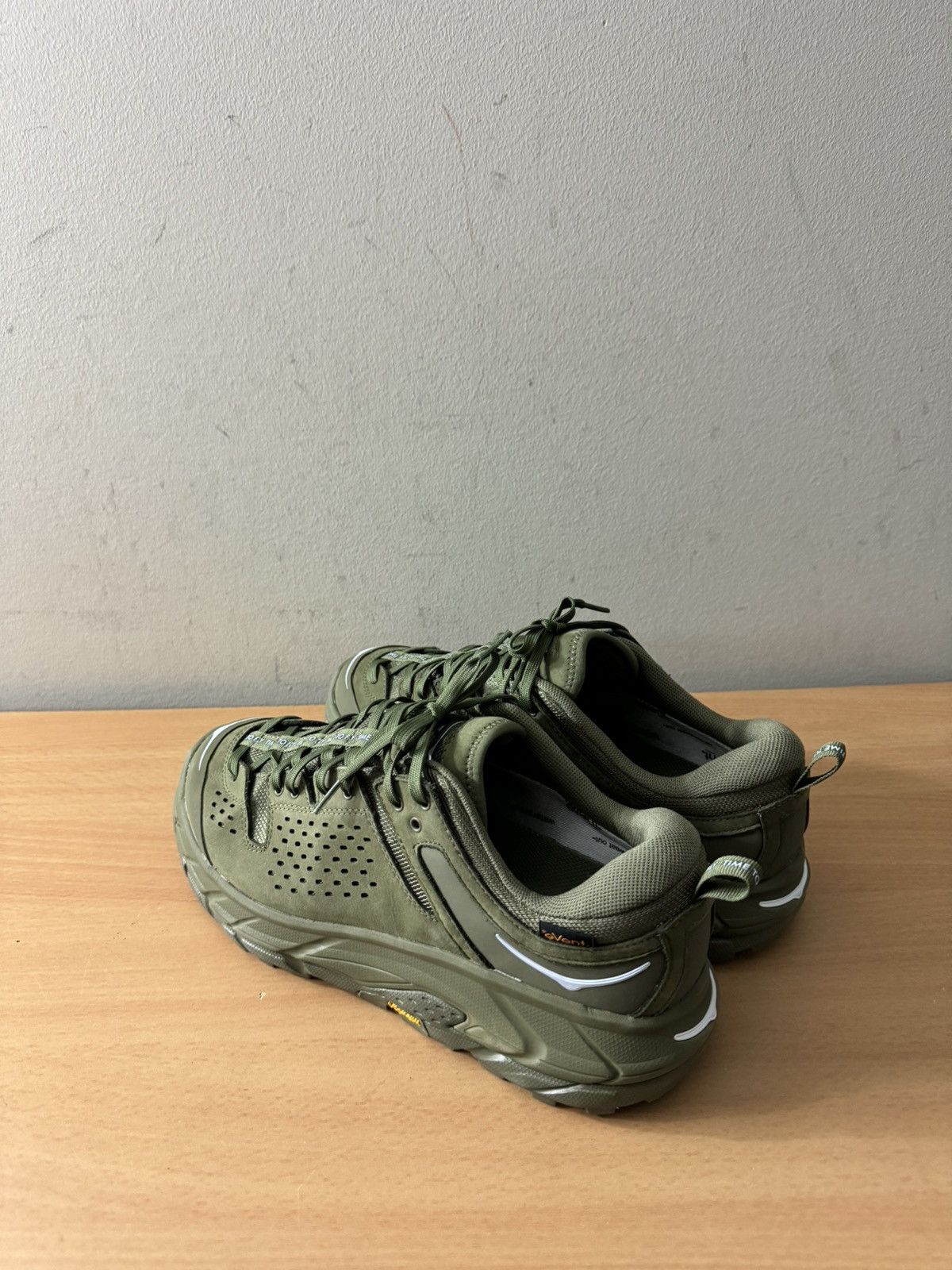 image of Engineered Garments x Hoka Tor Ultra Low ‘Olive’ Shoes, Men's (Size 11)