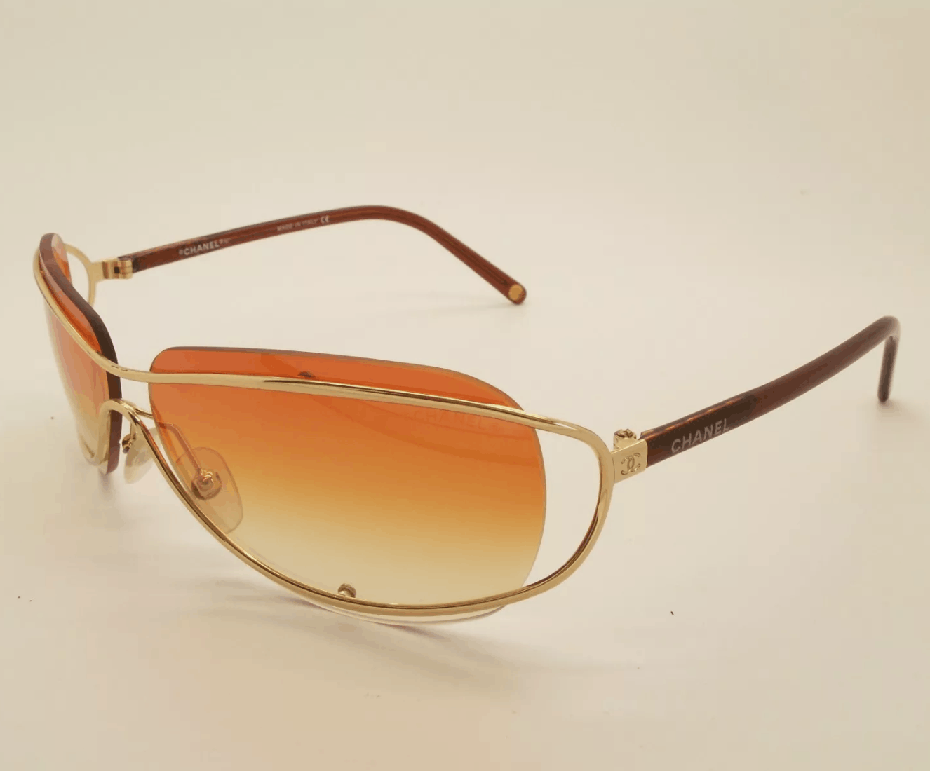Chanel CHANEL SUNGLASSES 4027 CC Wrap Metal Vintage 4017 Iconic Size ONE SIZE - 5 Thumbnail
