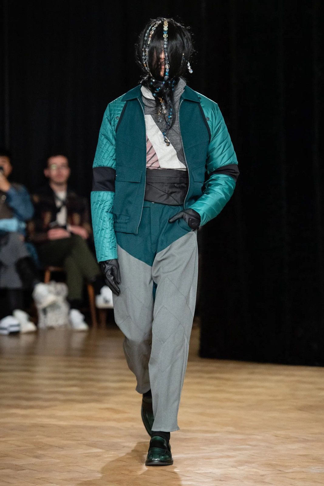Kiko Kostadinov F/W´19 Midnight Stripe Pants - Bottoms