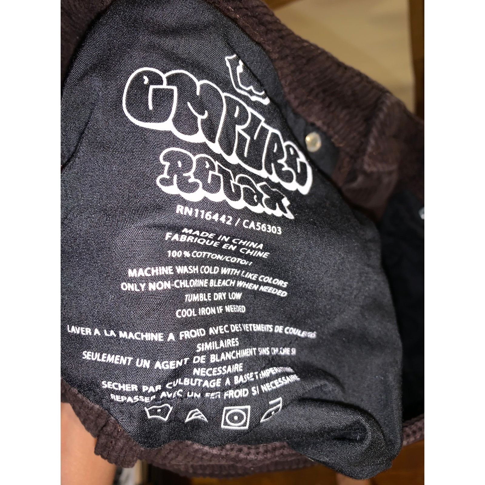 Empyre Empyre Brown Corduroy Pants Mens 30 Y2K Skate Straight Leg Size US 30 / EU 46 - 6 Thumbnail