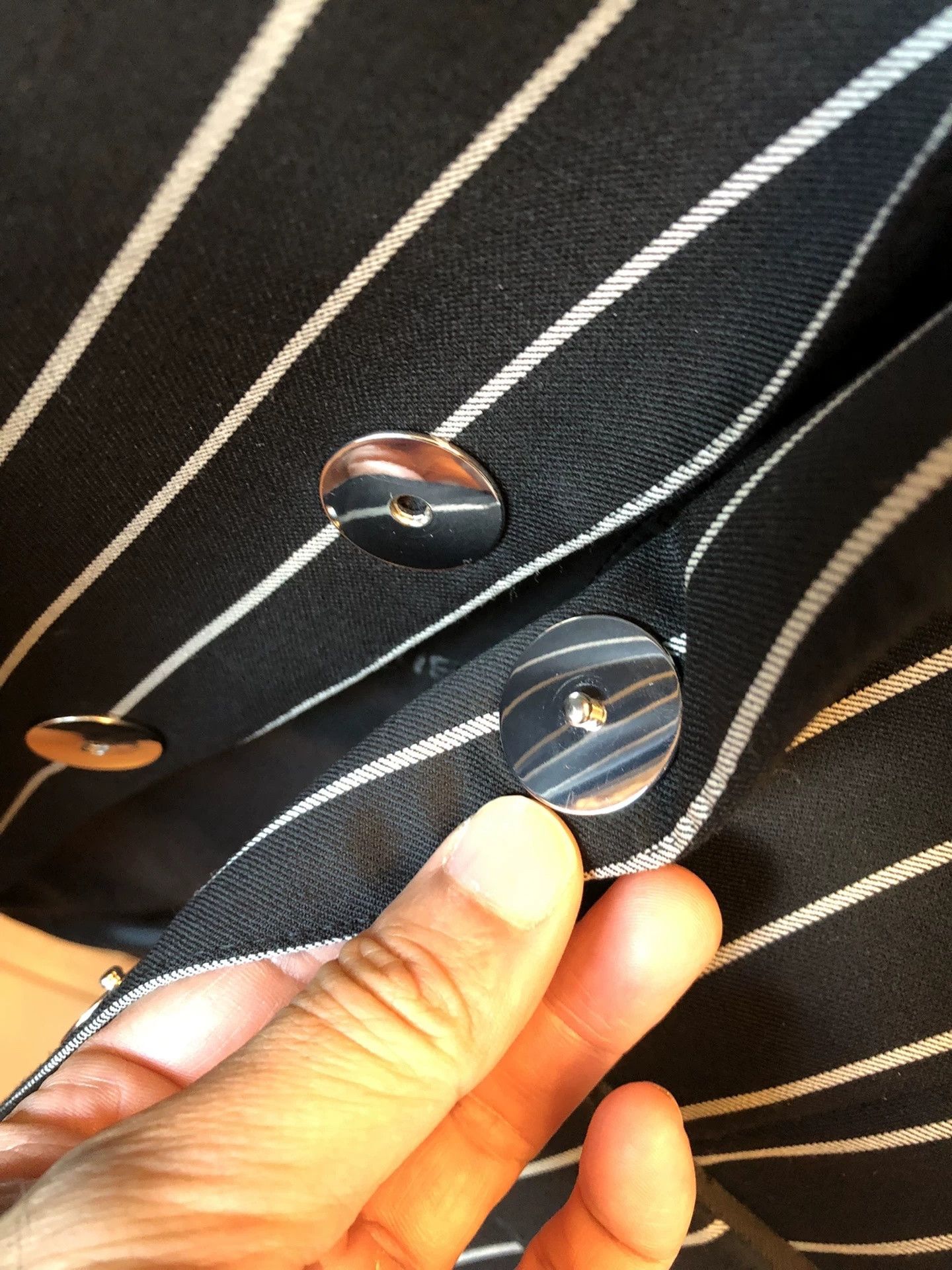 Burberry Burberry Striped Metal Buckle Suit Set Size US S / EU 44-46 / 1 - 4 Thumbnail
