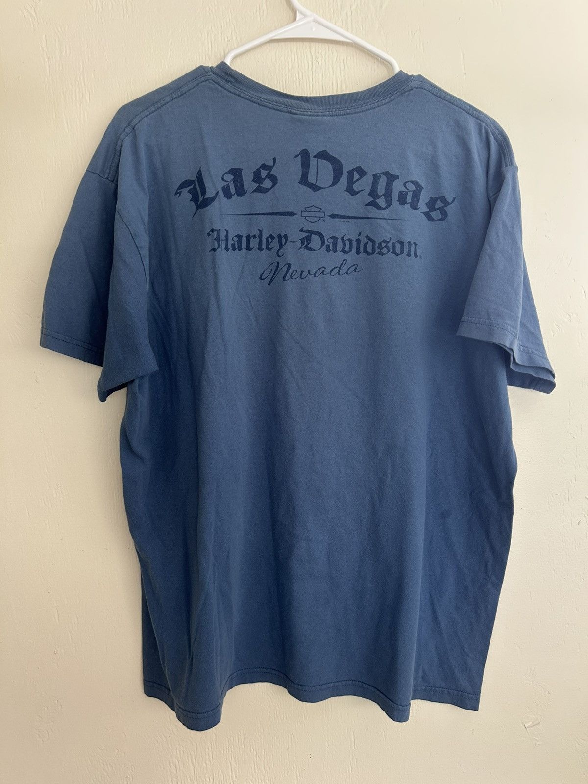 Harley Davidson Harley Davidson Jester Joker with Wings Blue Graphic T-shirt Size US L / EU 52-54 / 3 - 6 Thumbnail