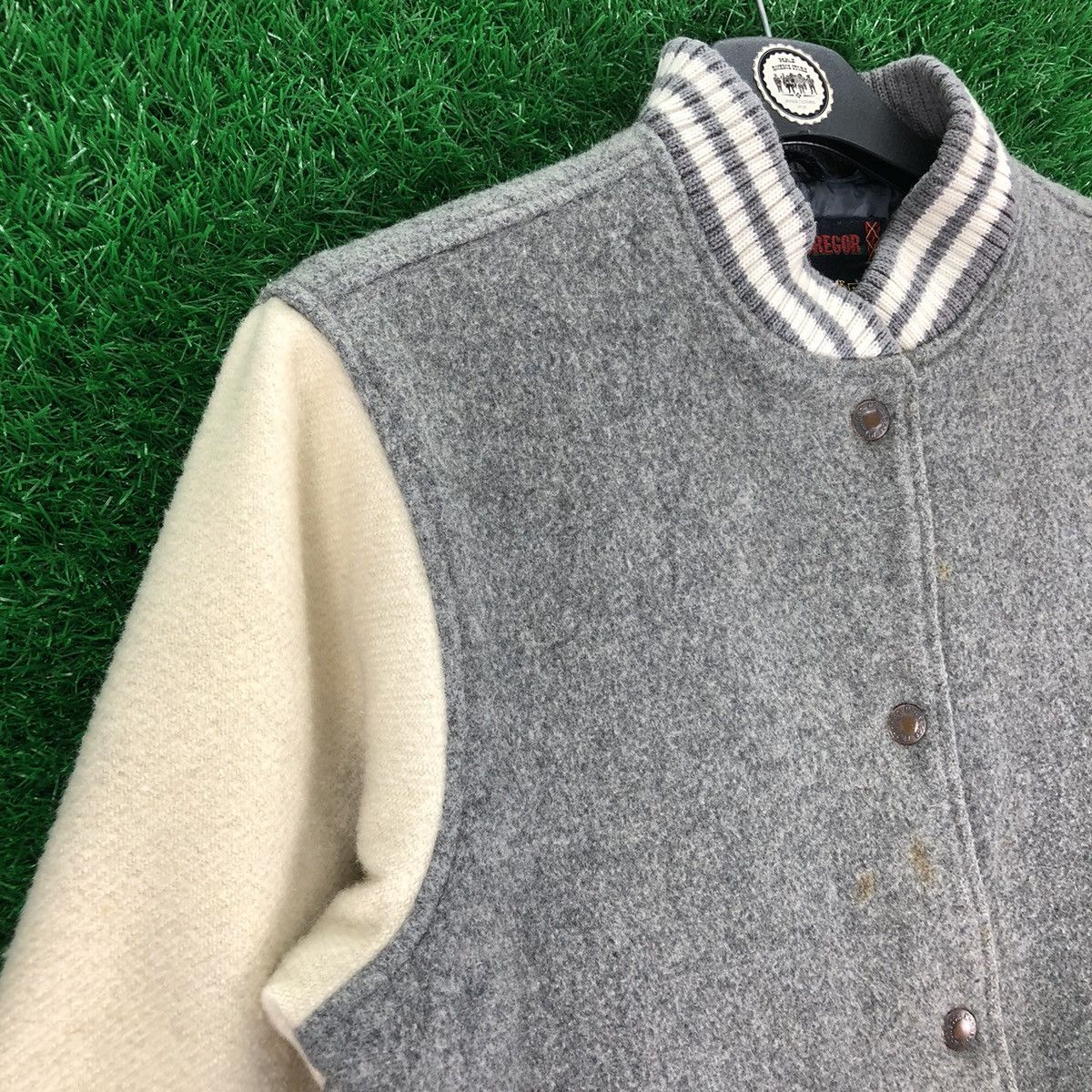 McGregor Vintage 90's Wool Varsity Jacket by McGregor Sportswear Size US S / EU 44-46 / 1 - 2 Thumbnail