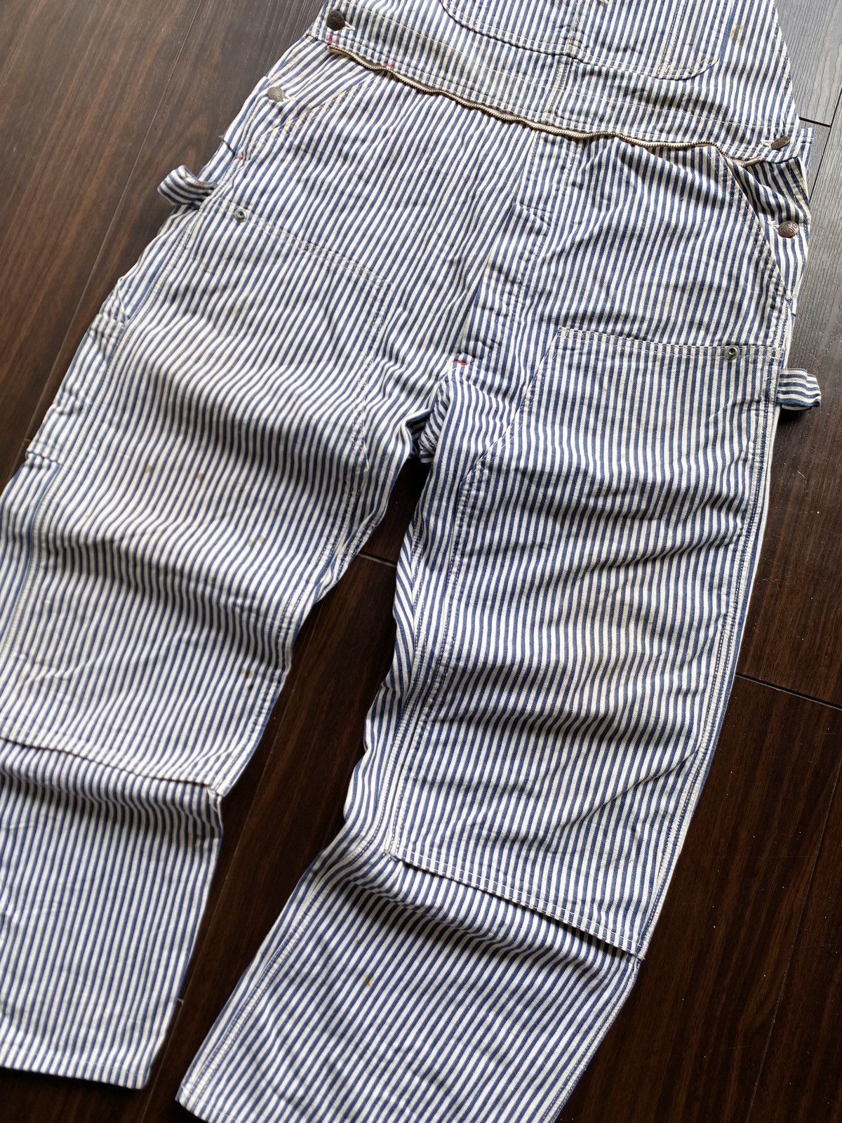 Big Mac BIG MAC MEN’S OVERALLS JUMPSUITS DOUBLEKNEE HICKORY Size US L / EU 52-54 / 3 - 11 Thumbnail